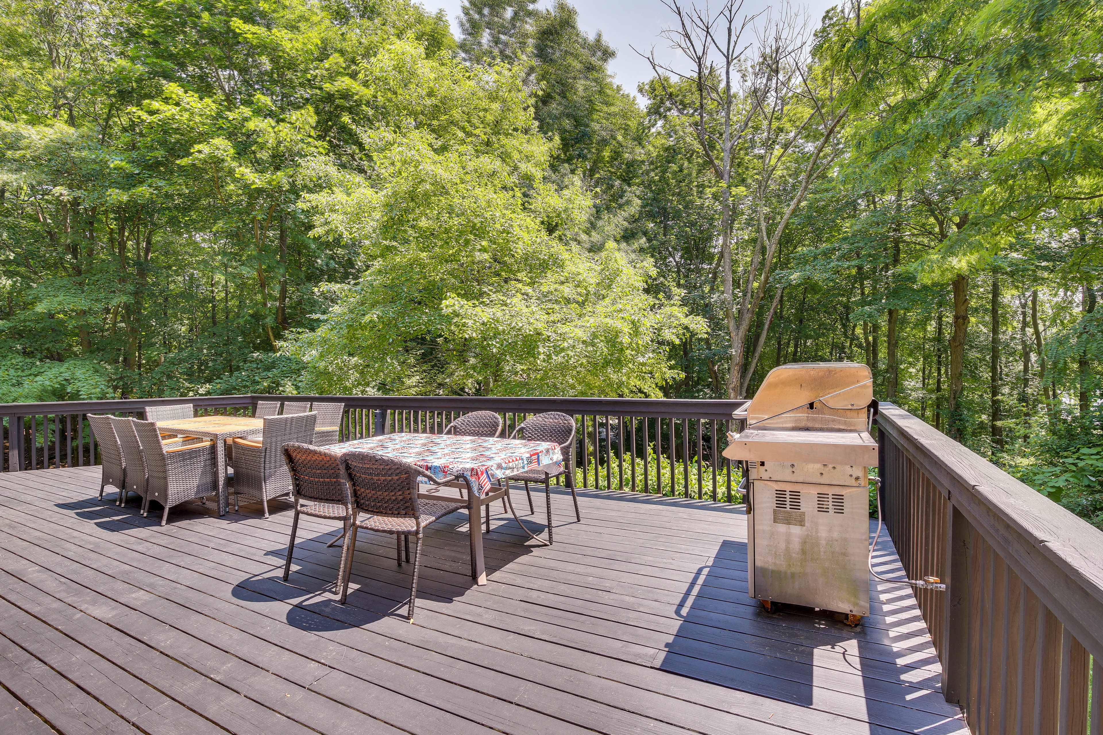 Lakefront New York Abode w/ Deck, Grill & Fire Pit