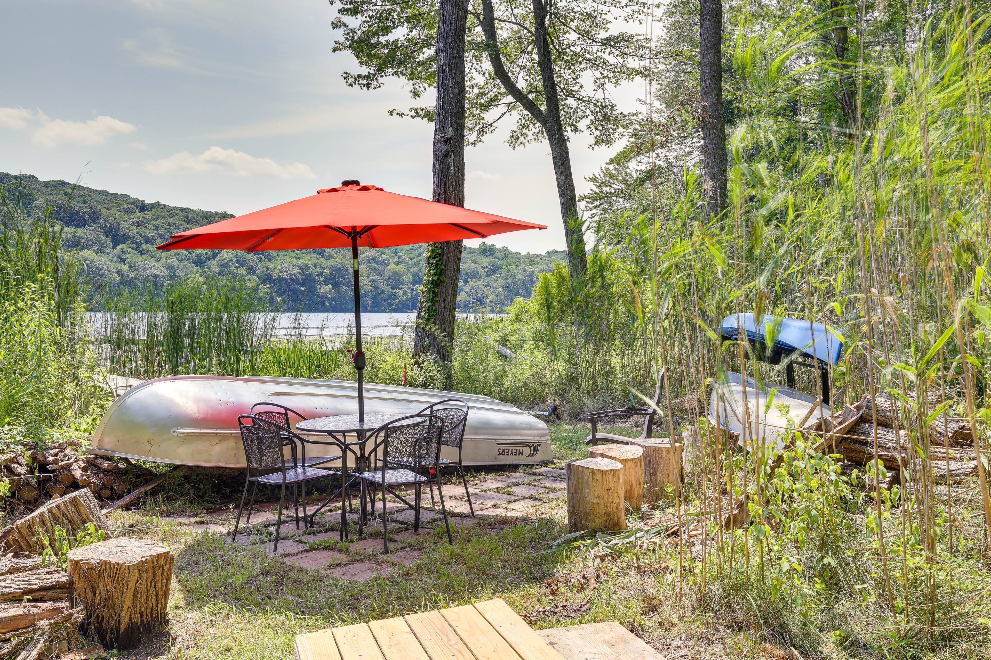 Property Image 1 - Lakefront New York Abode w/ Deck, Grill & Fire Pit