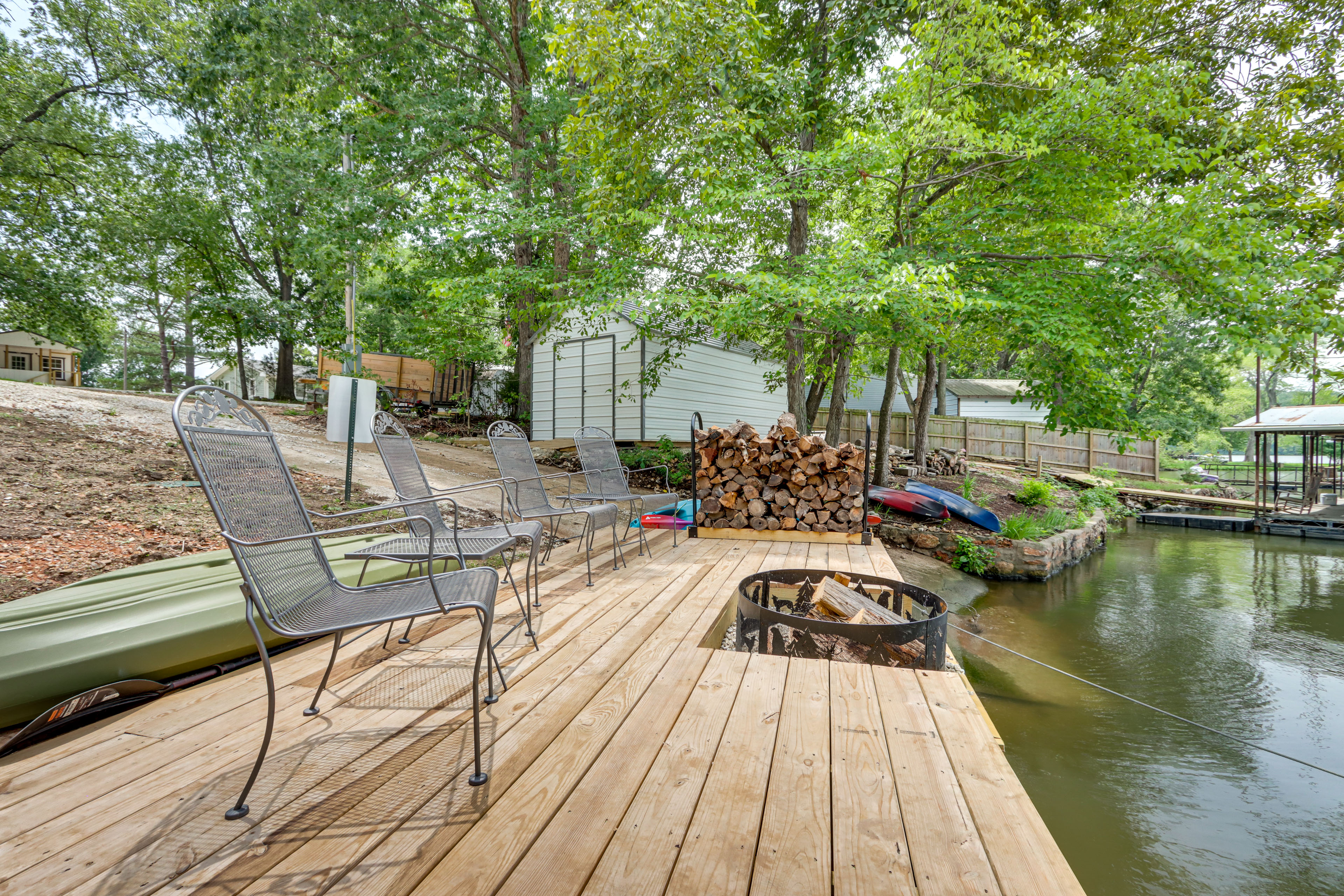 Private Dock + Fire Pit: Lake of the Ozarks Home!