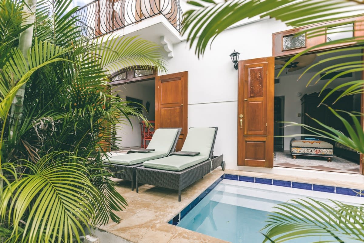 Lounge in your private plunge pool!