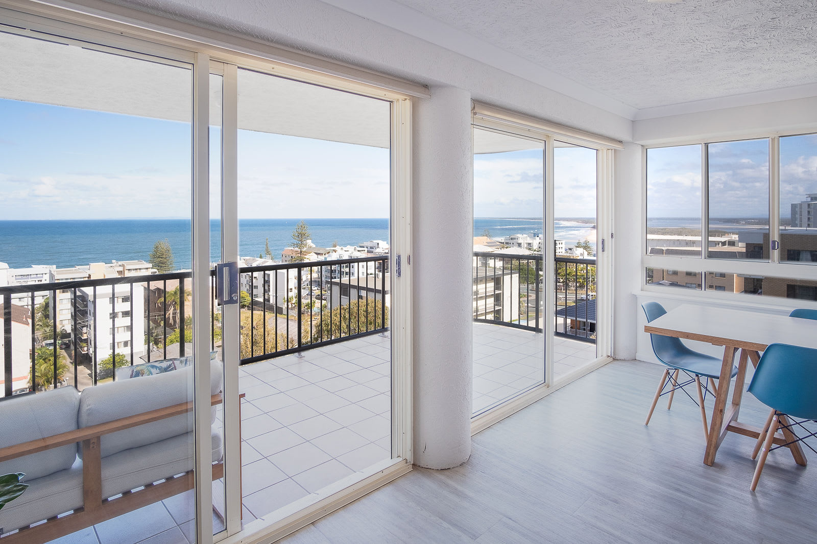 This spacious apartment captures stunning views of Kings Beach.