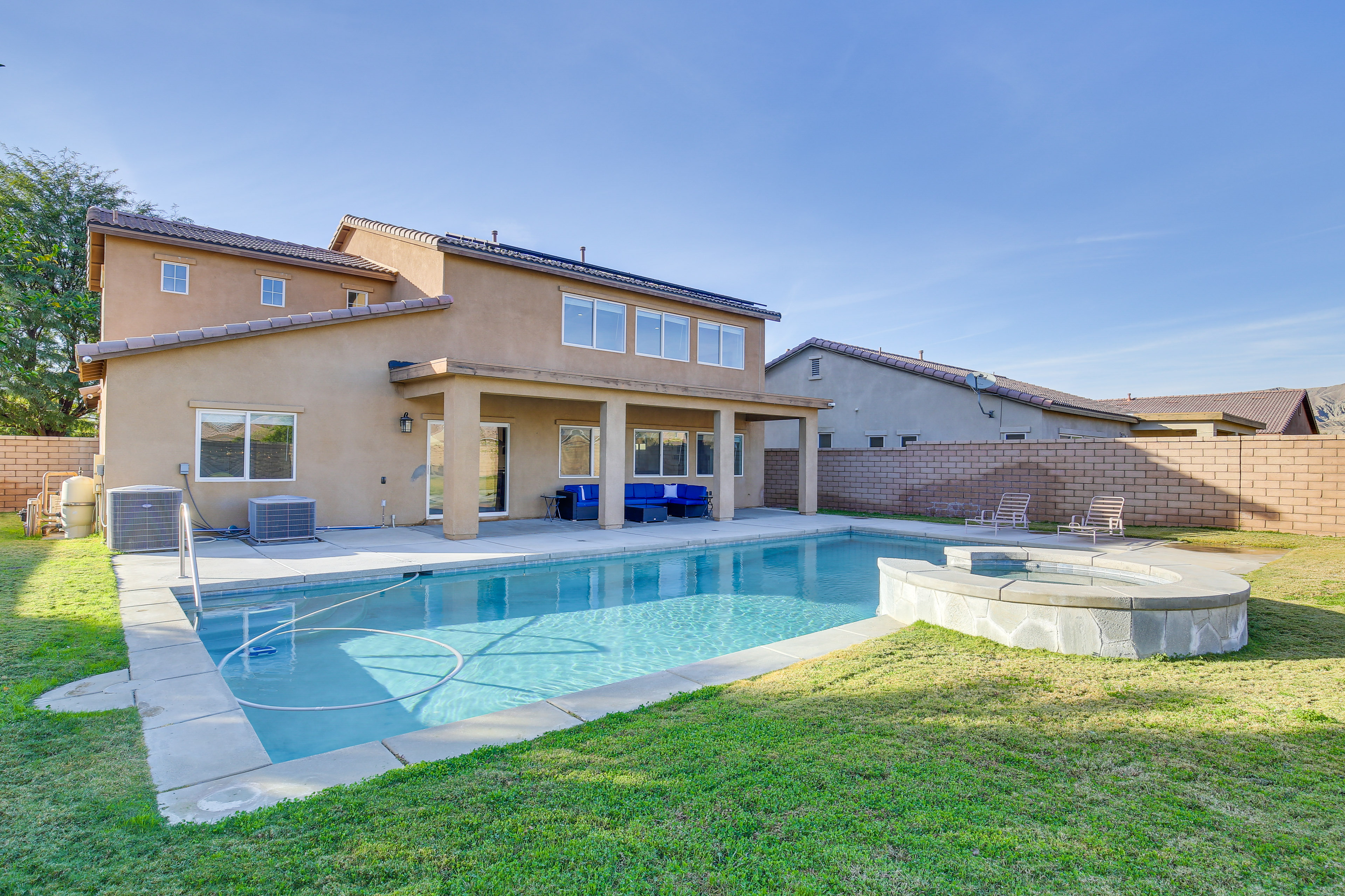 Property Image 1 - Pet-Friendly Indio Home: Pool, Jacuzzi & Fire Pit!