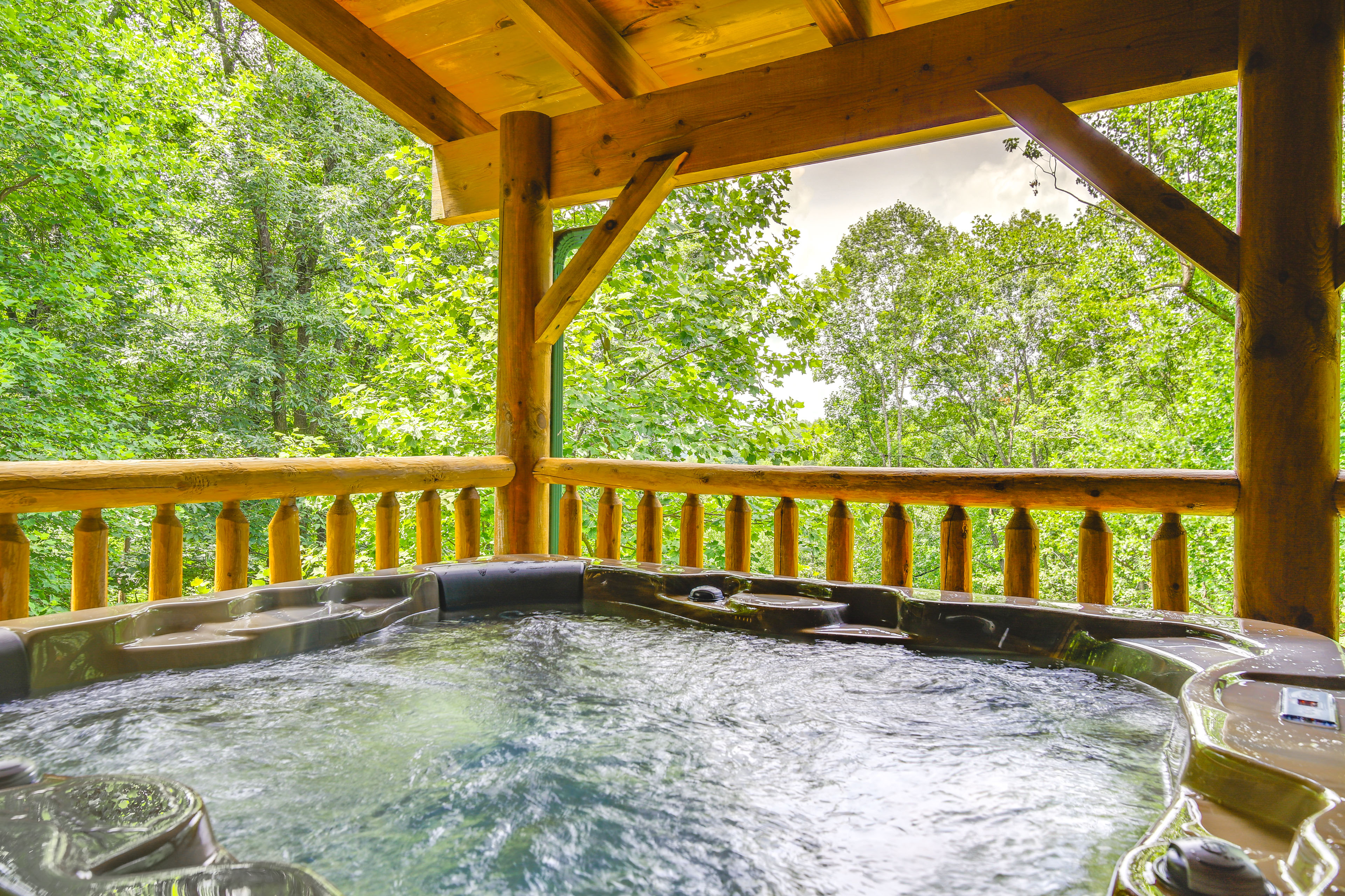 Property Image 2 - Sevierville Rental Cabin w/ Hot Tub & Game Room!