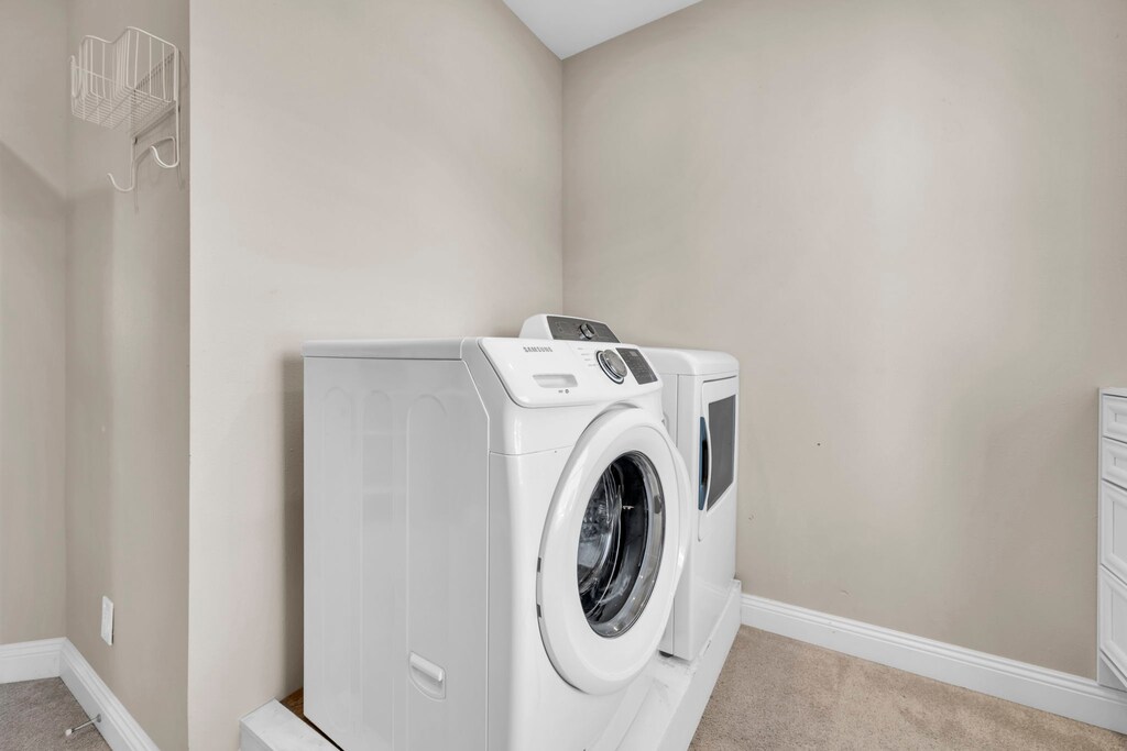 Washer and dryer