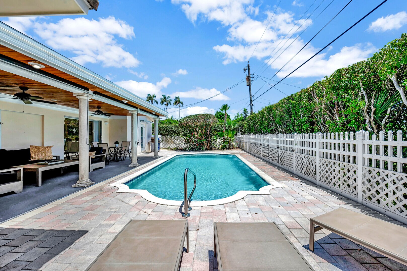 Heated Pool in Private Yard