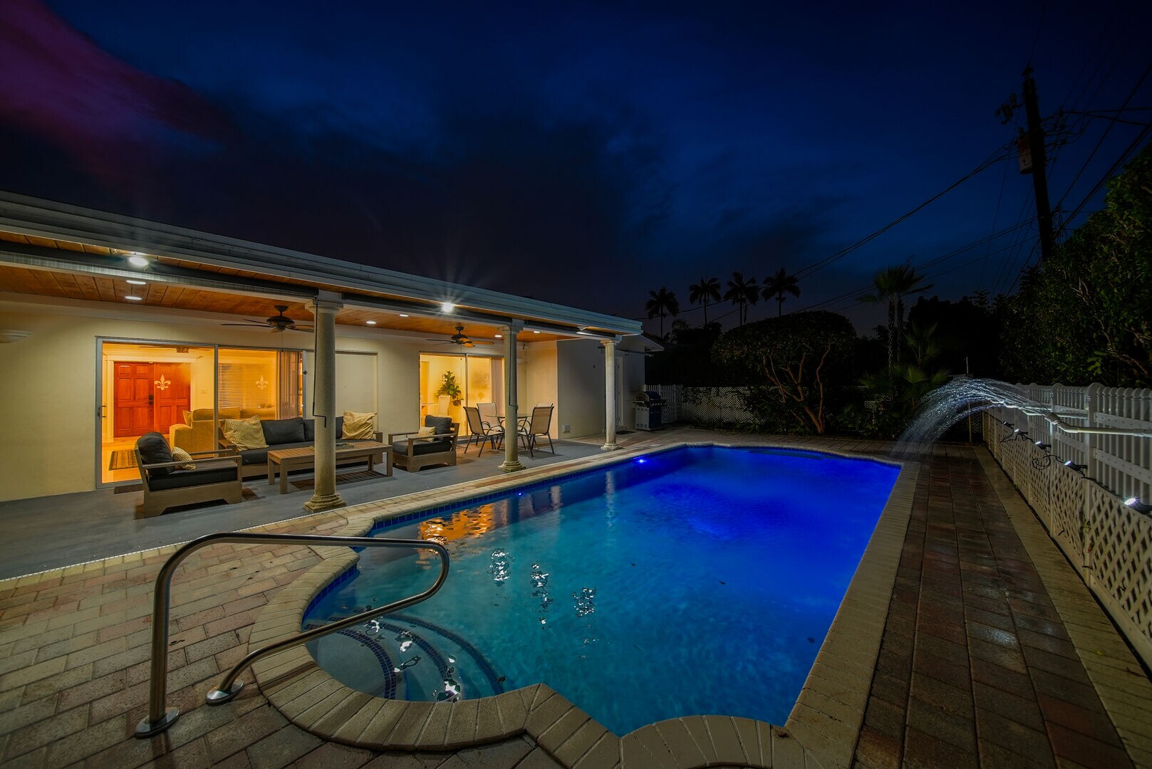 Heated Pool in Private Yard