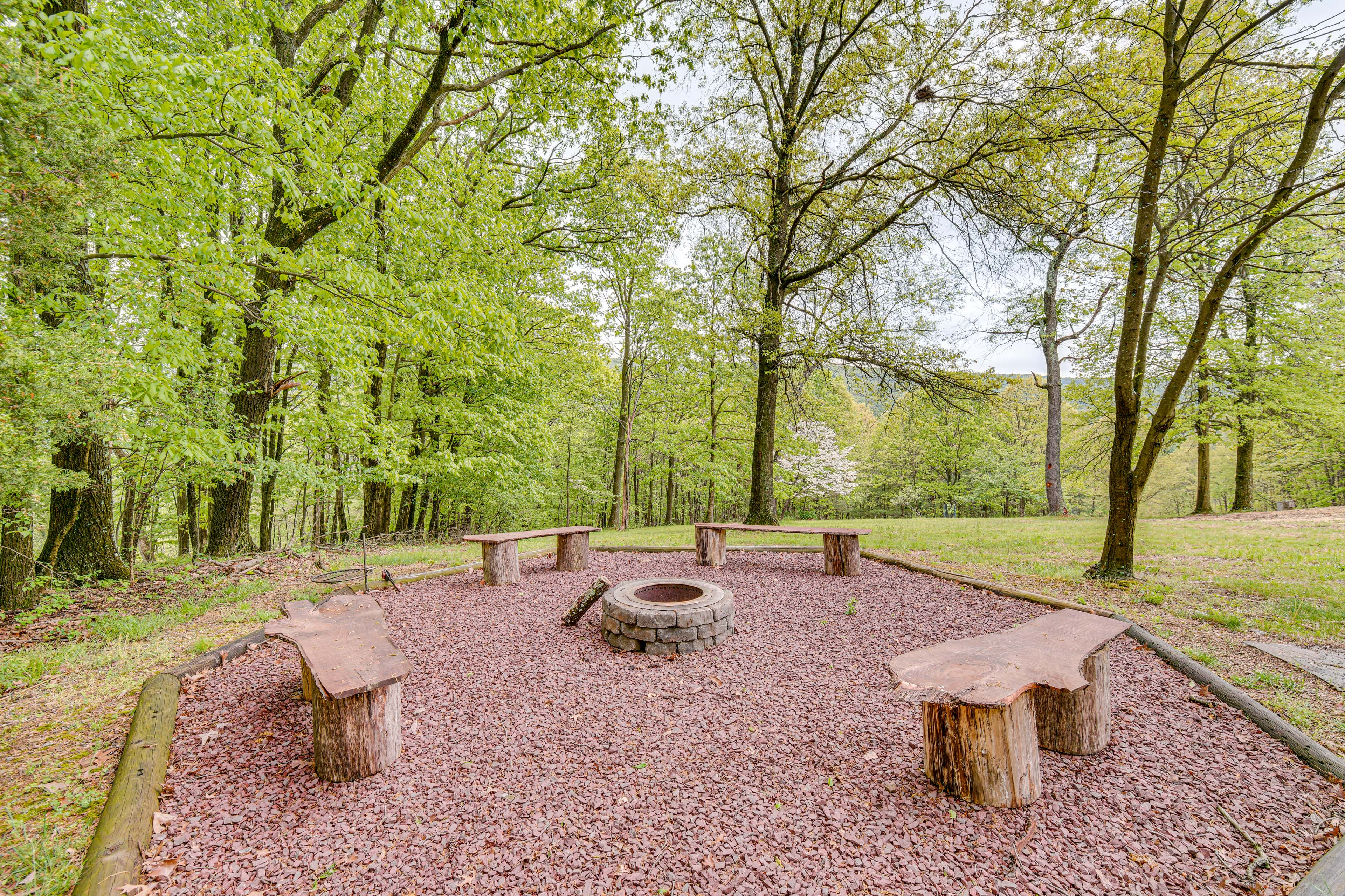 Property Image 2 - Milton Cabin w/ Fire Pit & Pickleball Court!