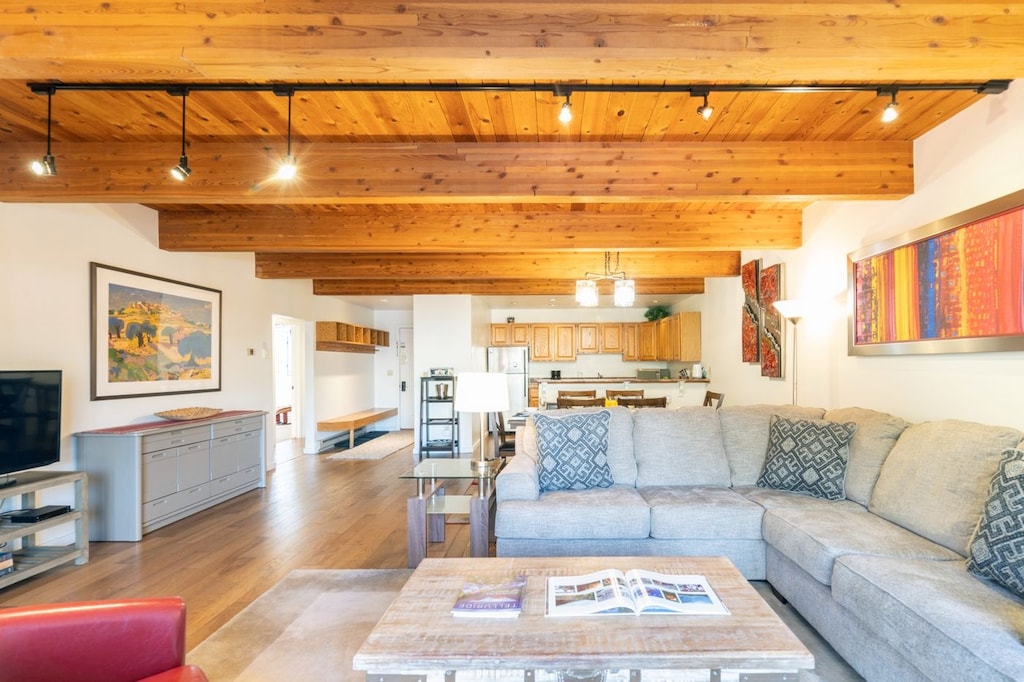 Riverside C02 is a single level condo located right in the heart of Telluride, Colorado.