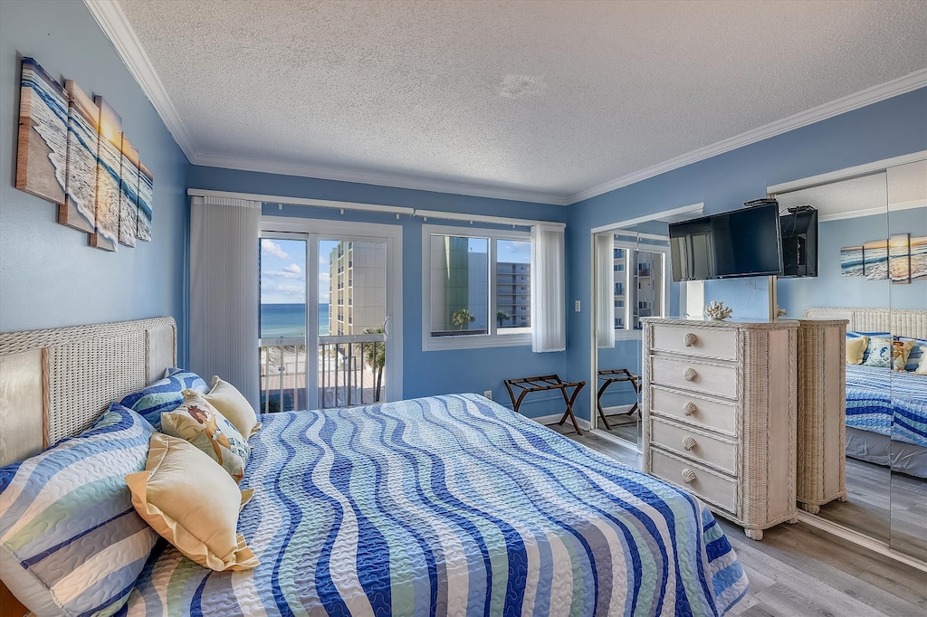 Master bedroom with king bed