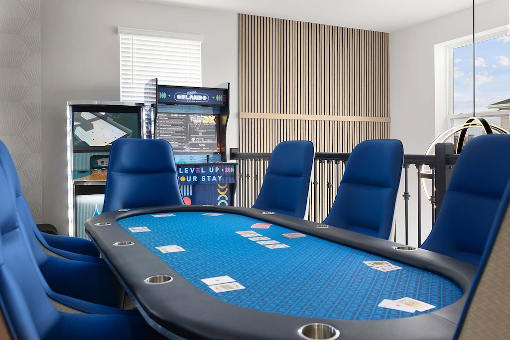 Game Loft w/ Shuffleboard and Casino Table