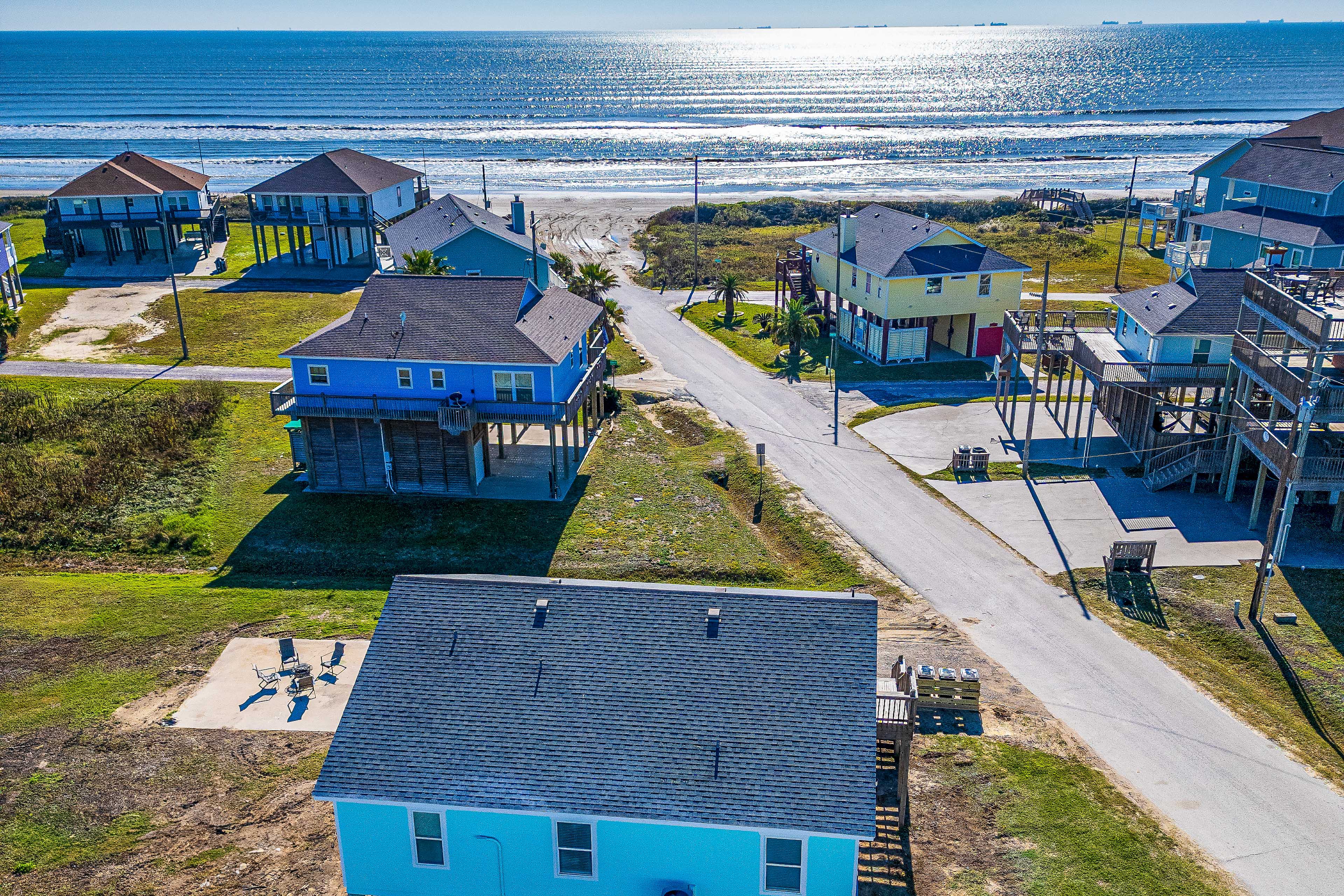 Property Image 1 - Ocean-View Crystal Beach Home: Steps to the Sand