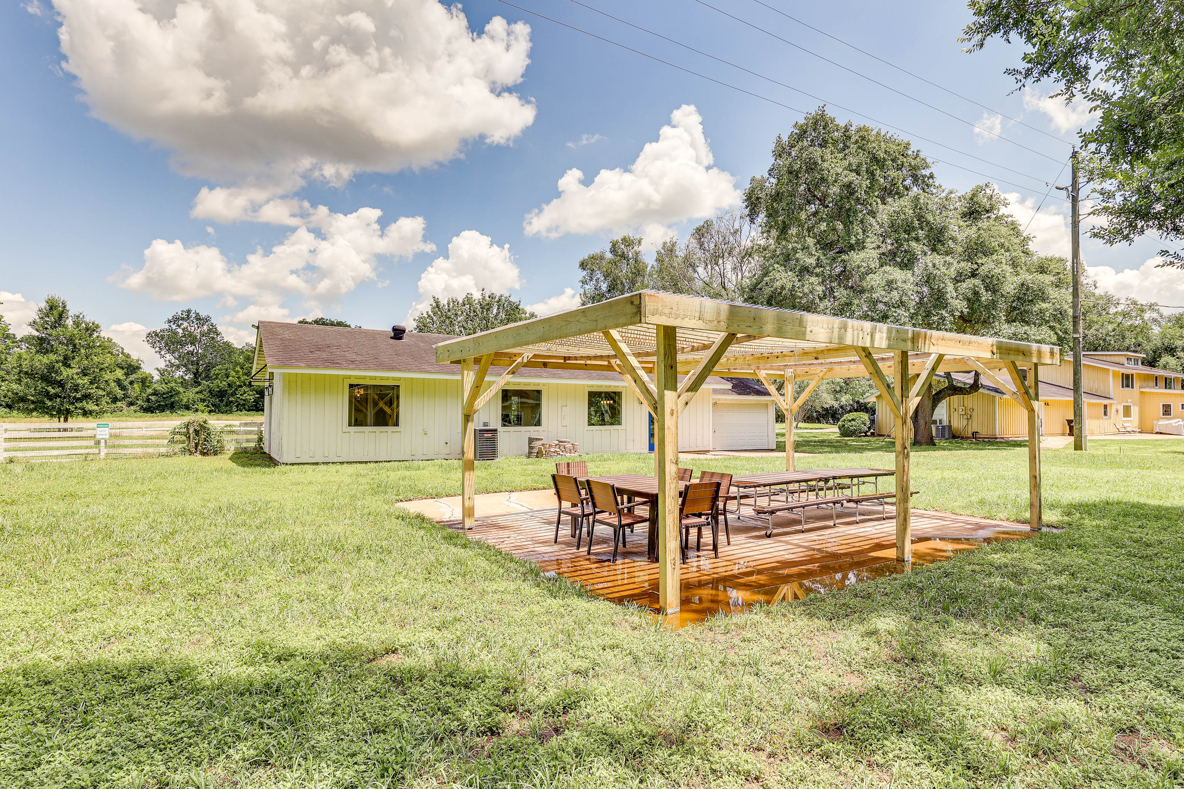 Property Image 1 - Bright Wallis Cottage w/ Pergola & Grill!