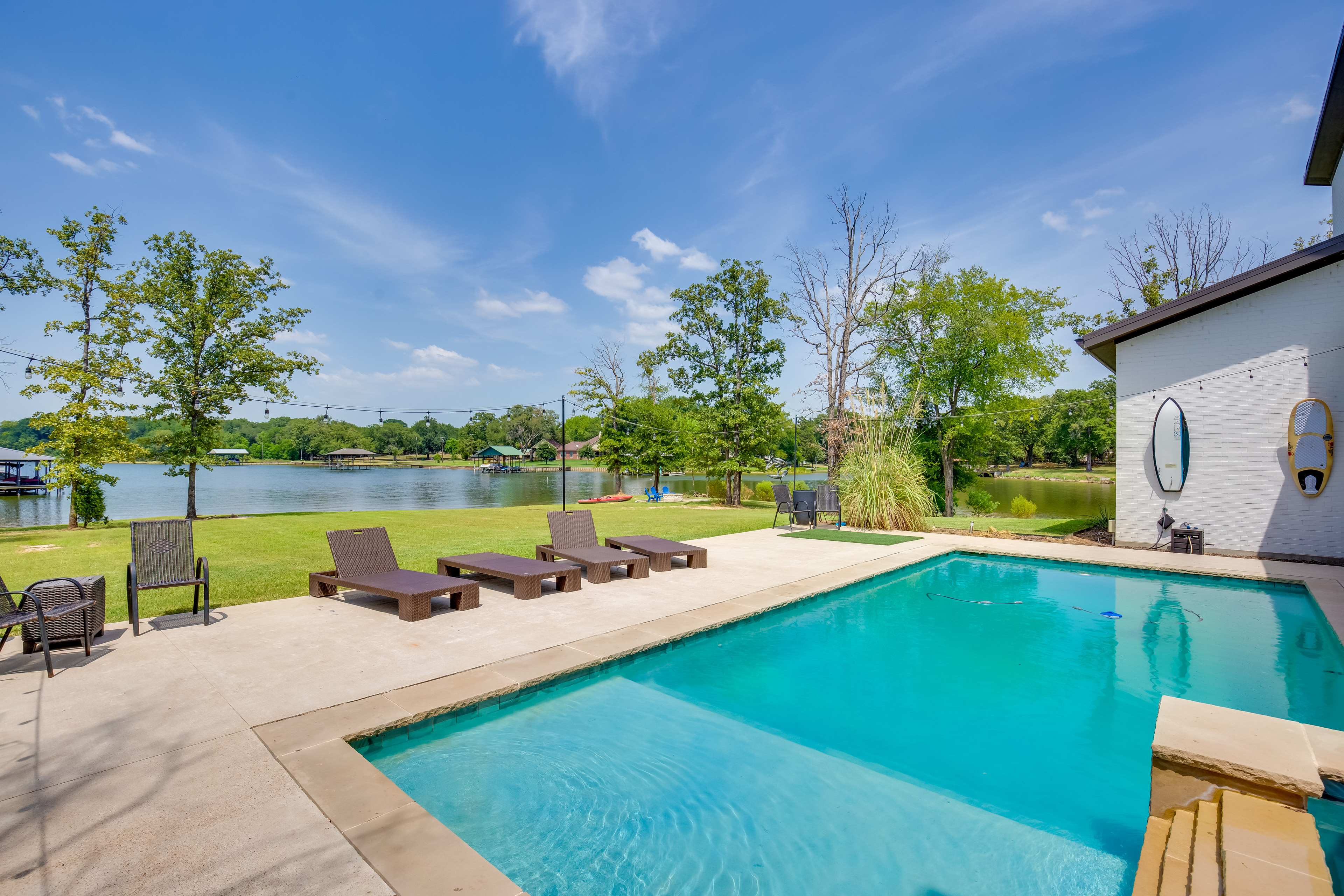Property Image 1 - High-End Home on Cedar Creek Reservoir w/ Pool!