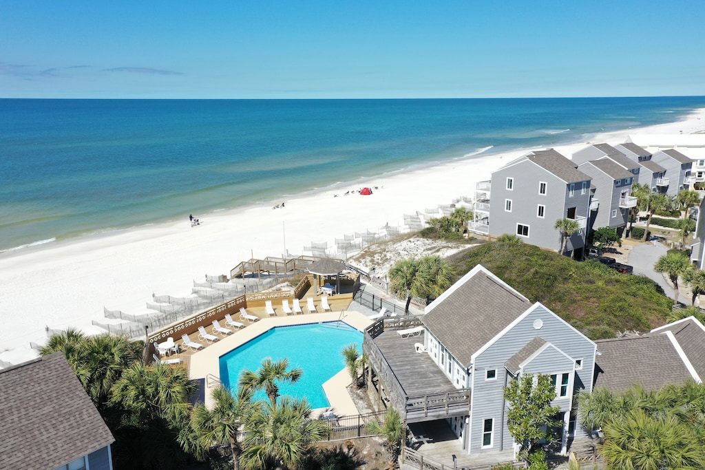 Beachside community pool