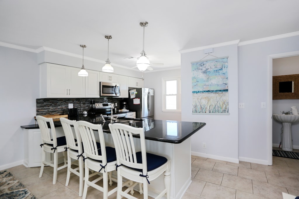 Kitchen with Half Bath