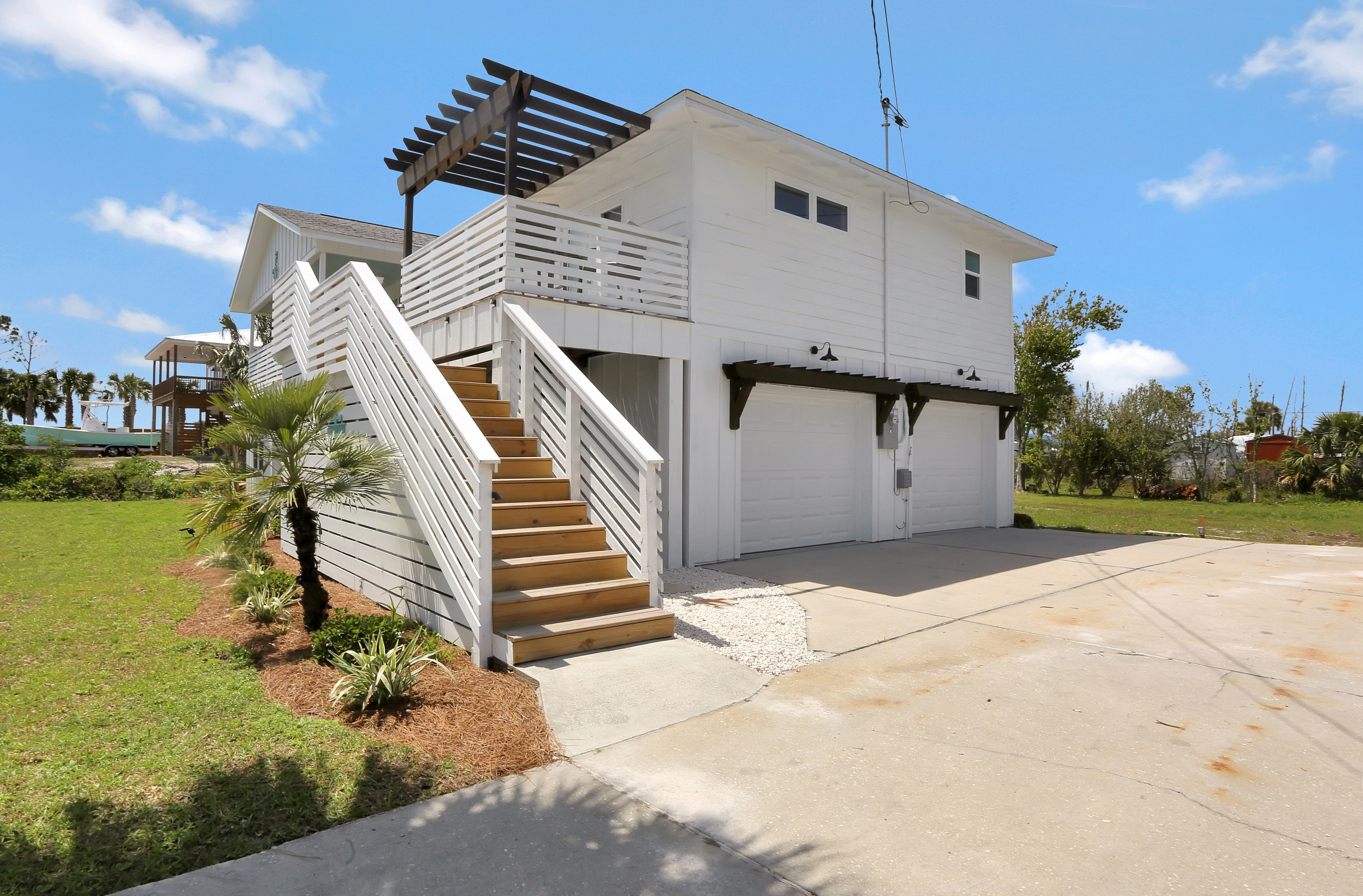 Side Exterior with Garage