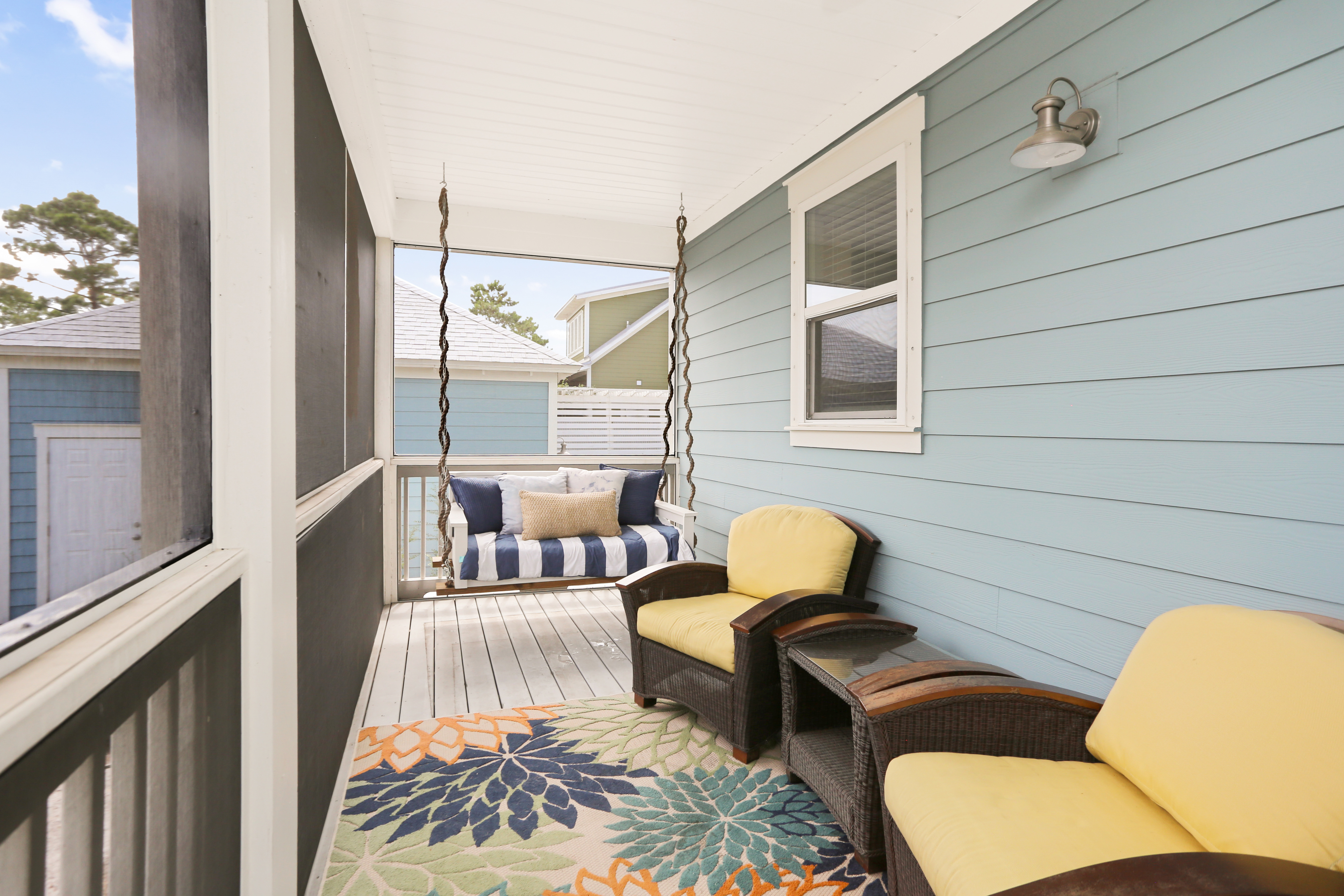 Screened Porch with Swing