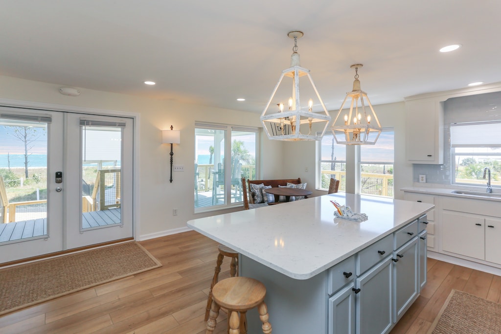 Views from Every Direction of the Kitchen & Dining Area