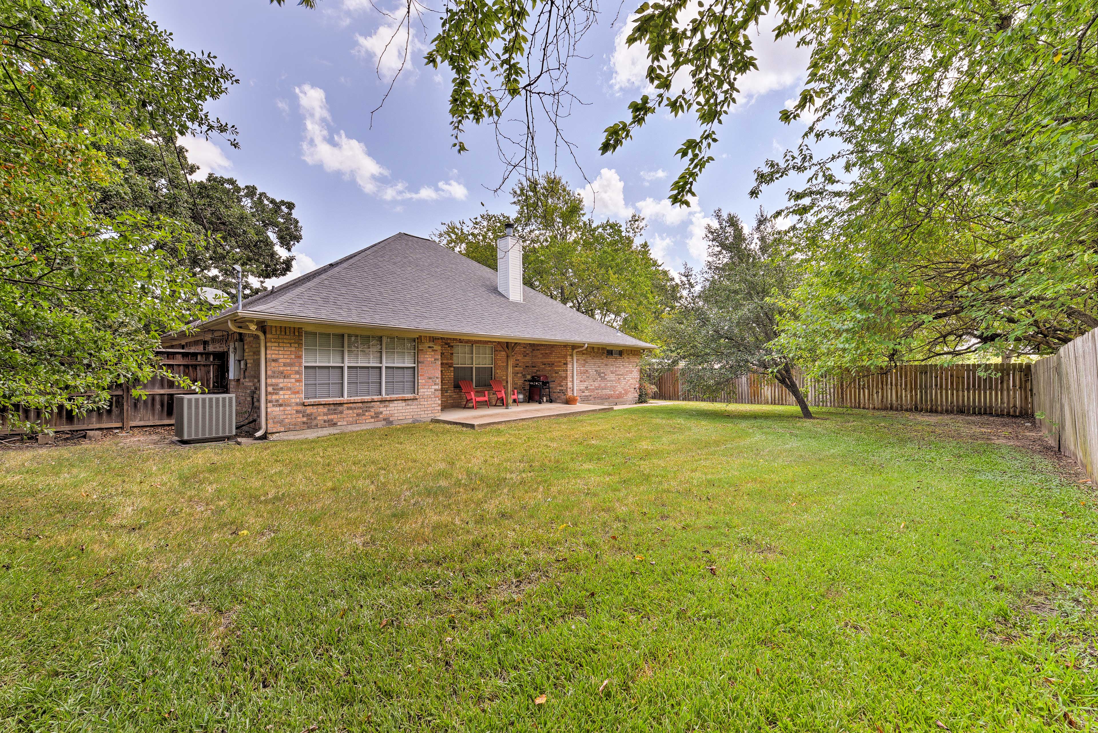 Property Image 2 - Cozy College Station Home w/ Patio and Fireplace