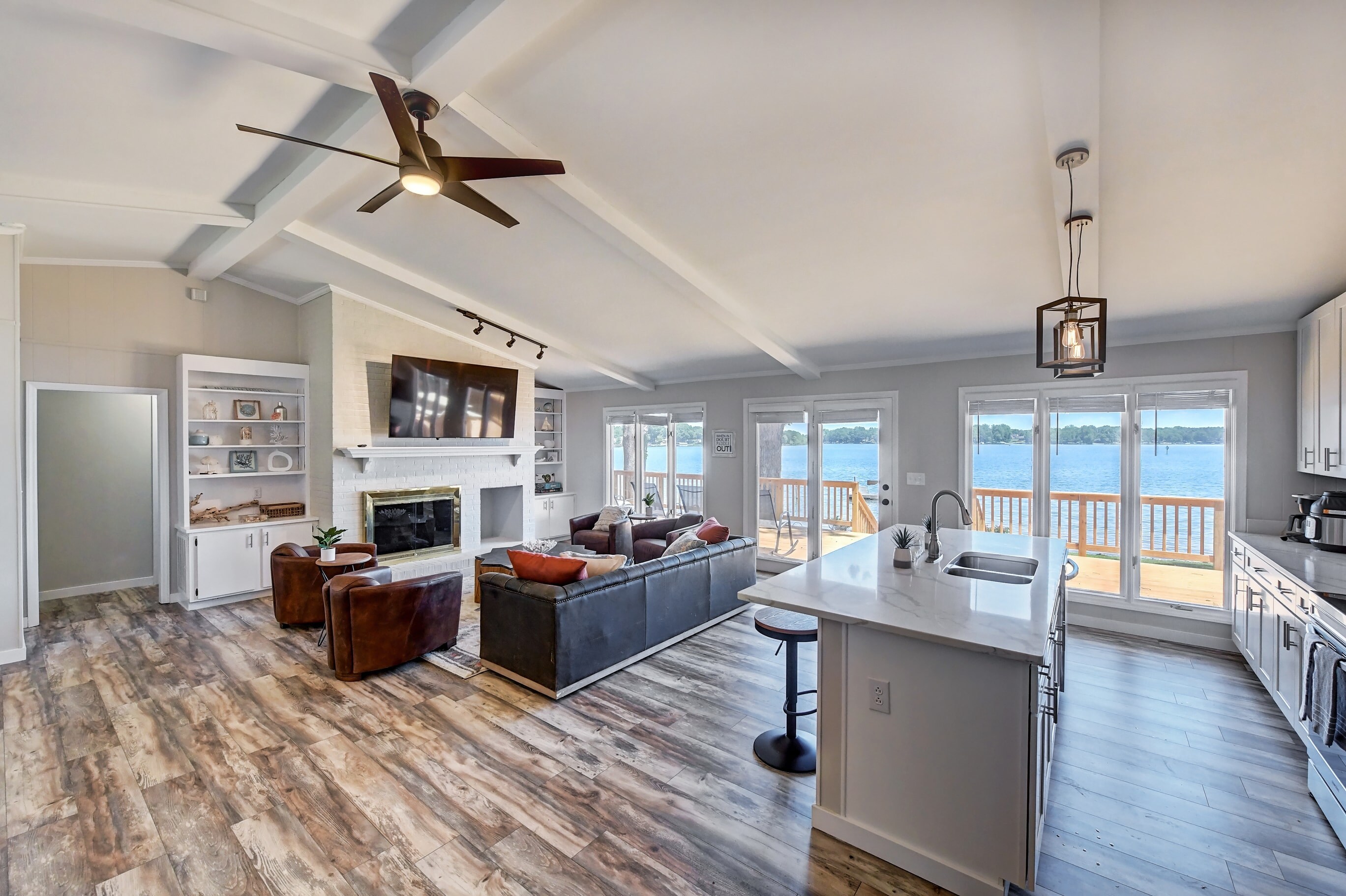 Kitchen island.