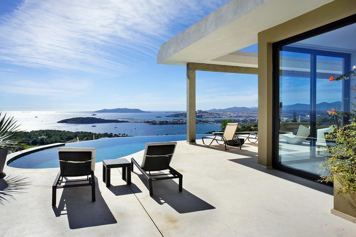 Property Image 1 - Beautiful contemporary villa with panoramic views to Ibiza town