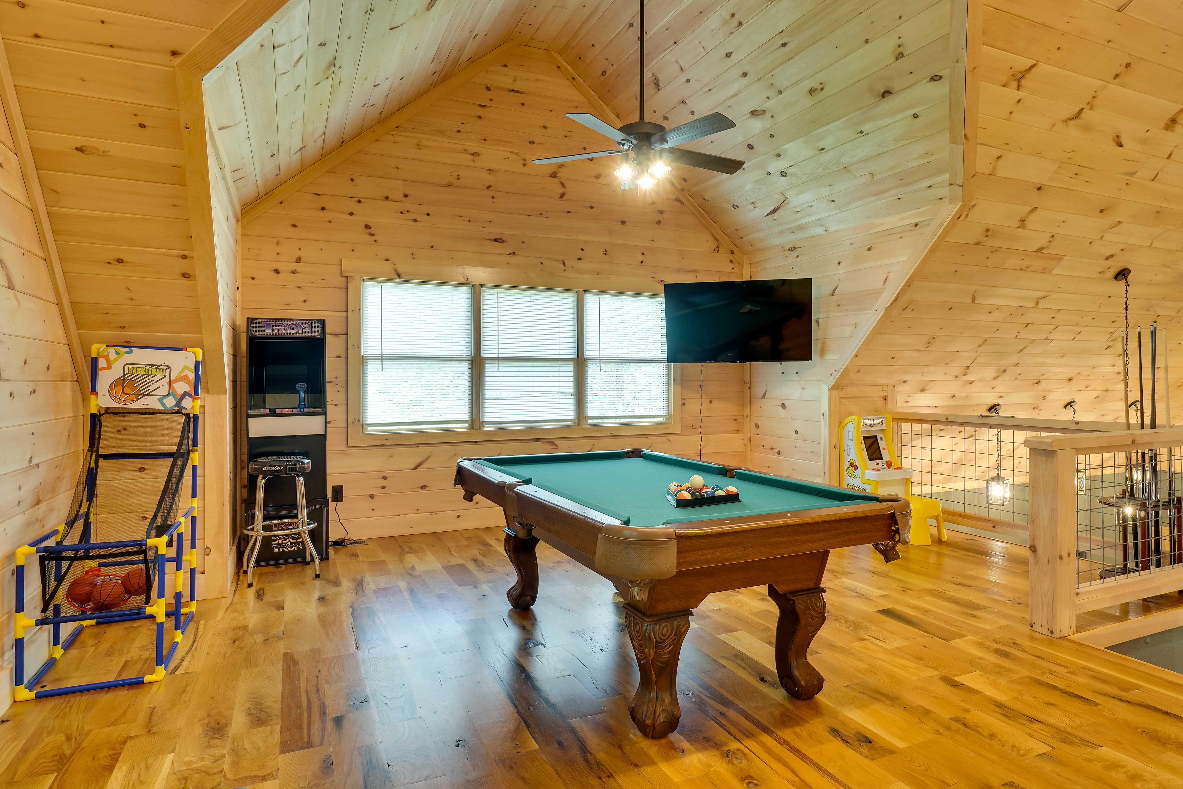 Modern Sevierville Cabin w/ Hot Tub & Game Room!