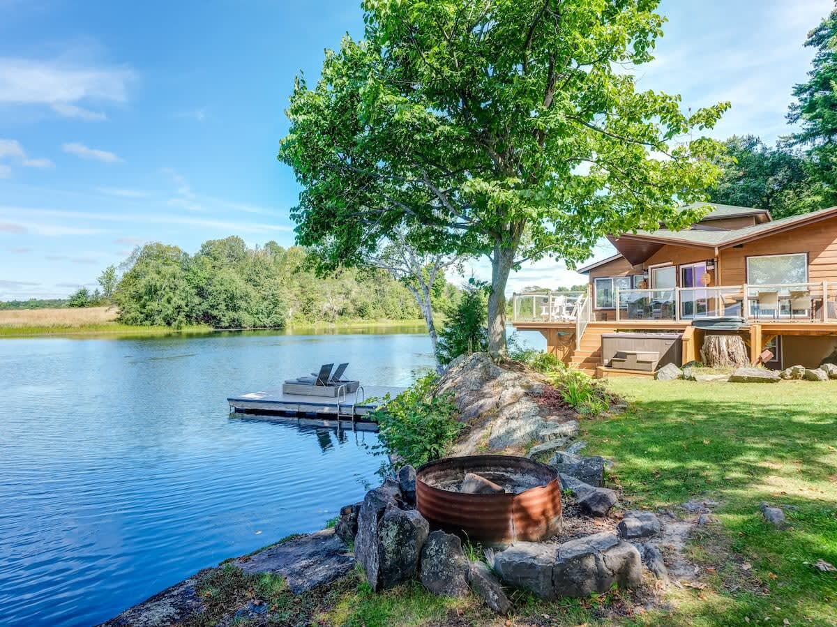Property Image 1 - Private waterfront cottage - hot tub & kayaks!