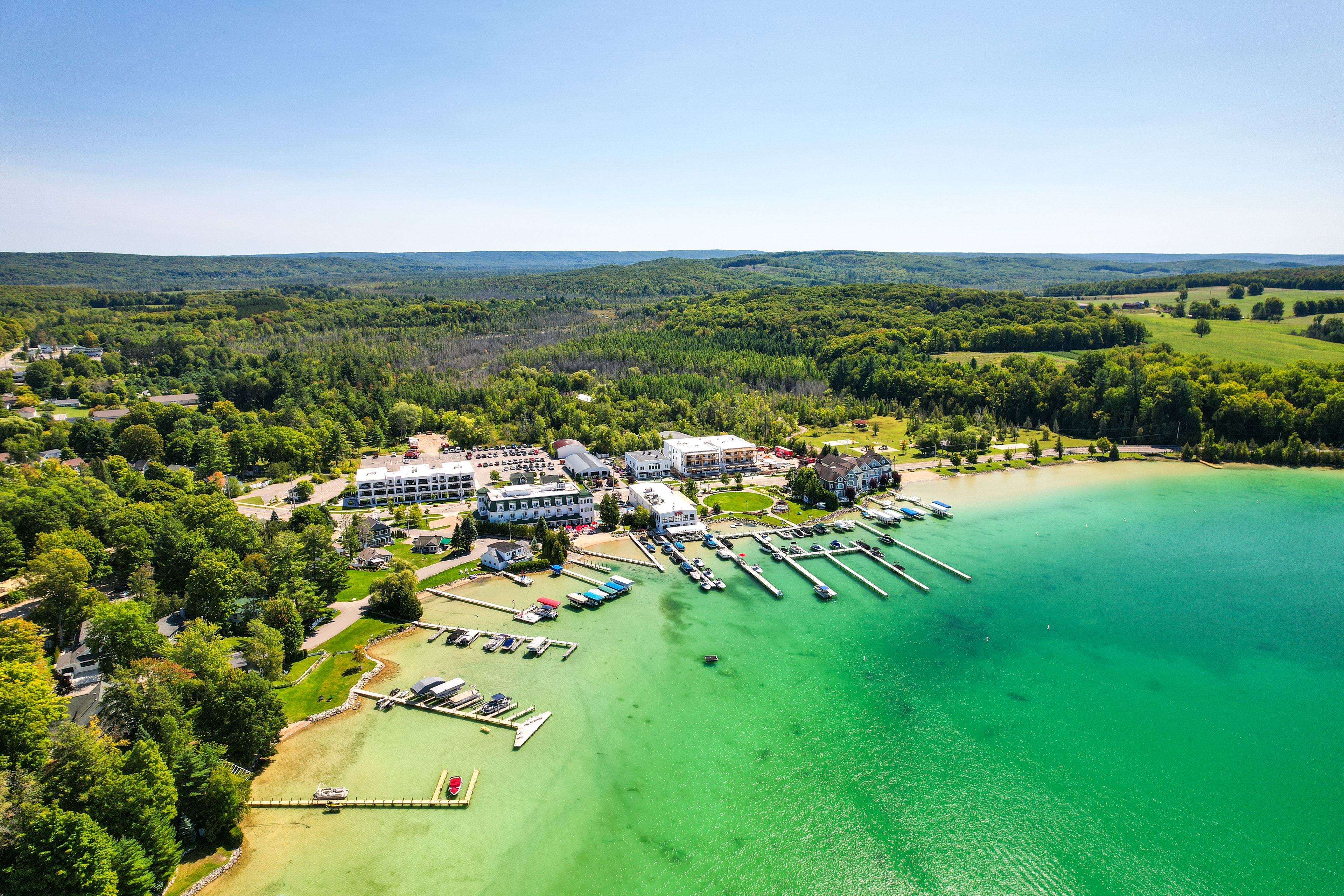 Walloon Lake Getaway w/ Fire Pit - Walk to Water!