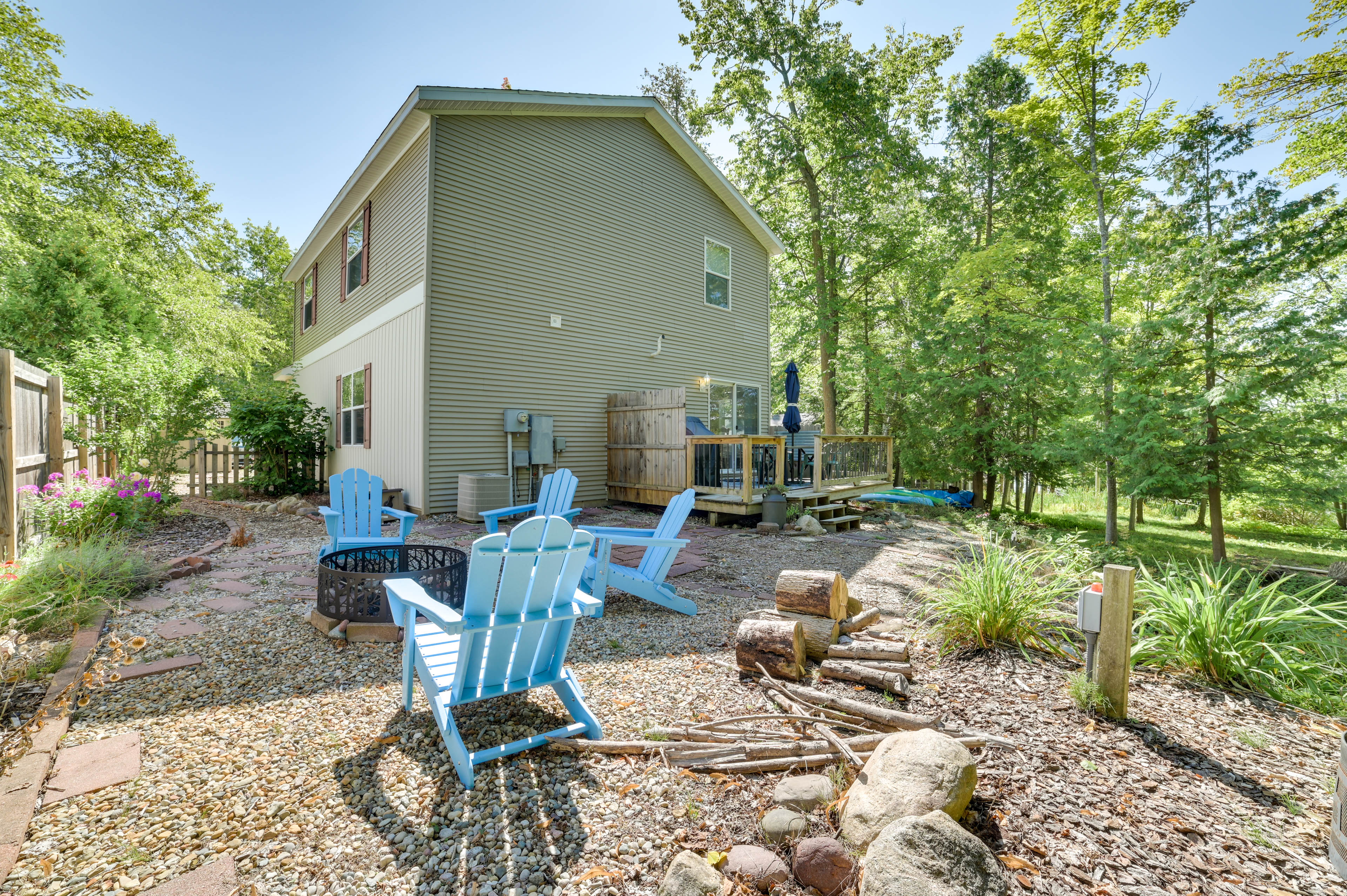 Property Image 2 - Walloon Lake Getaway w/ Fire Pit - Walk to Water!