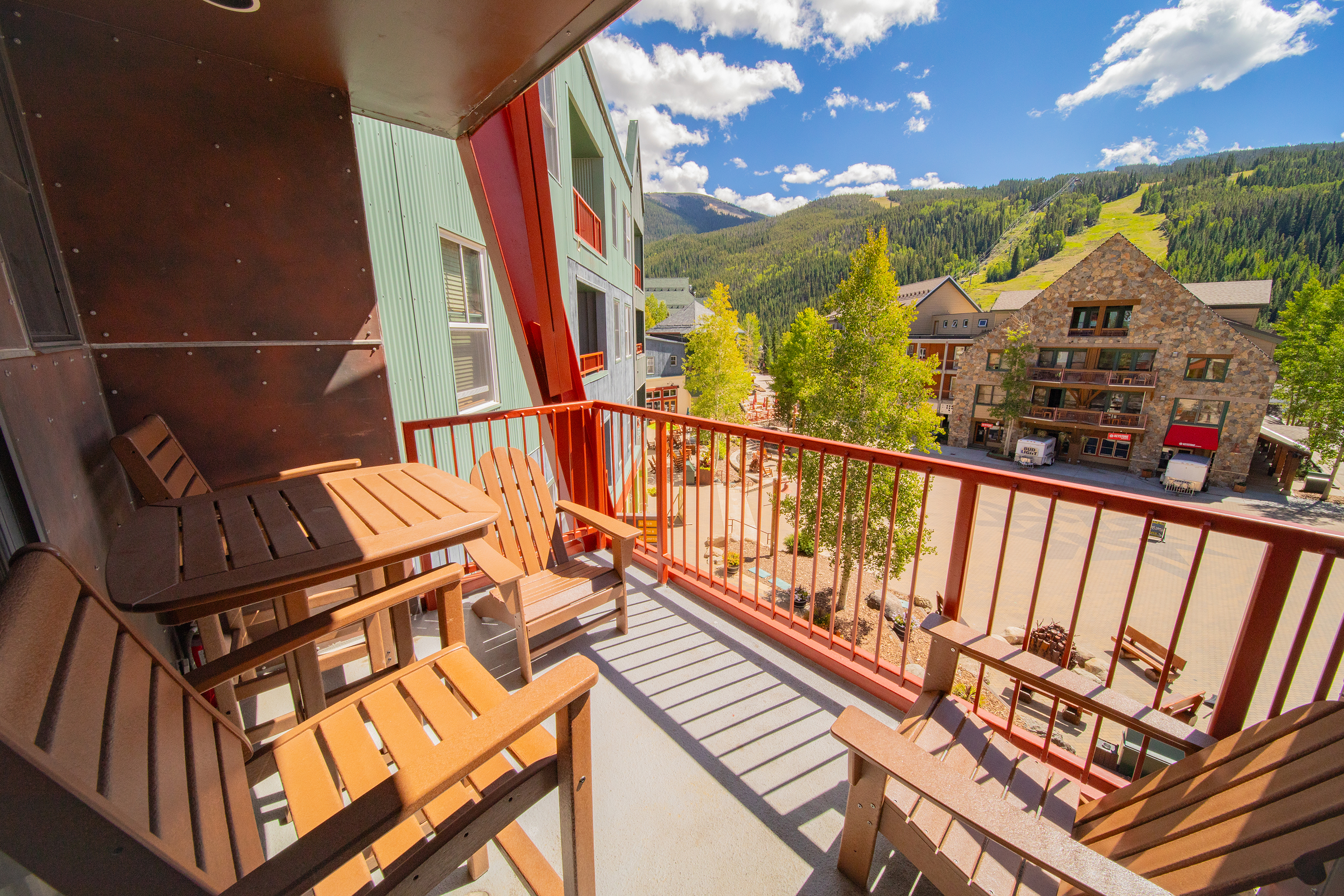 Slope views from your private balcony!