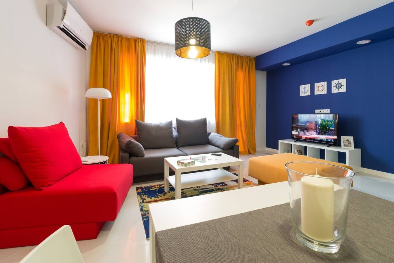 Property Image 1 - PLOVDIV Georgi Belgr · Pop your C-O-L-O-R-S - Funky and Modern 1BDR. Apt.