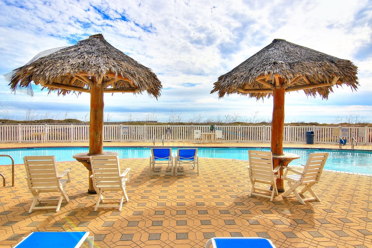 Relax poolside and soak in the sun