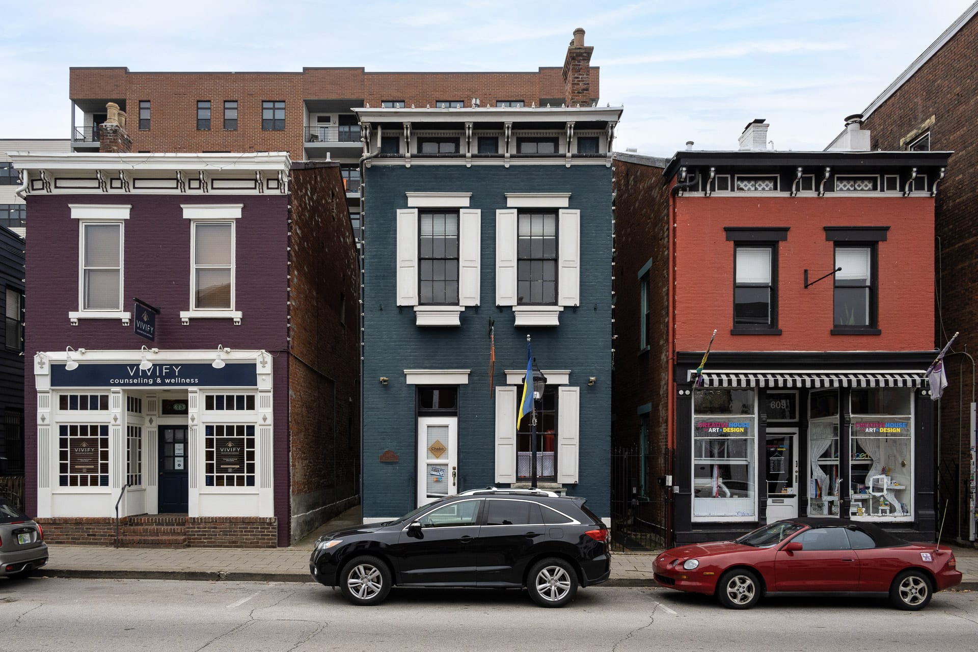 Charming historic building exterior