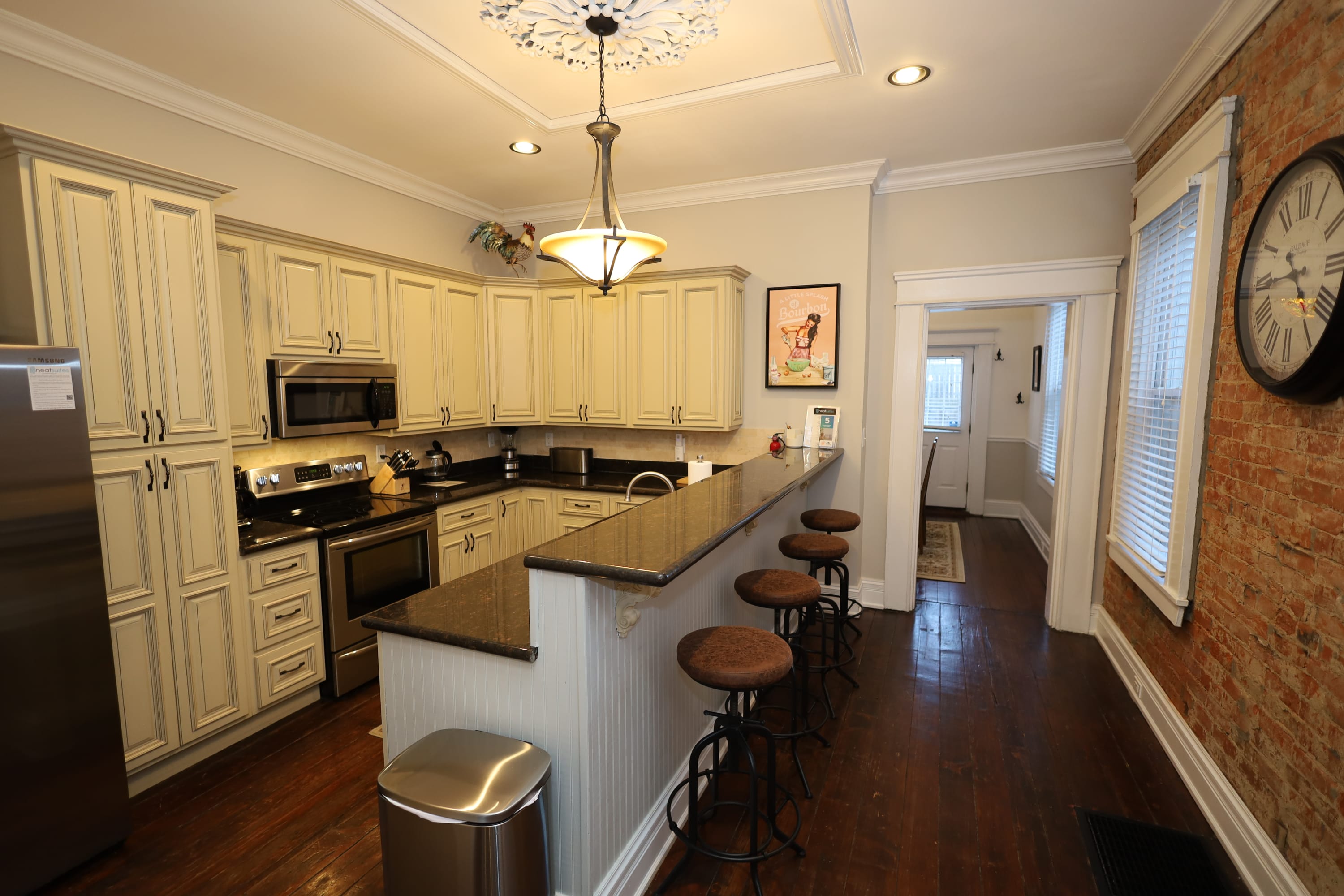 Modern kitchen with ample counter space