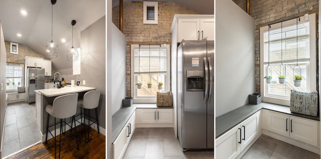 Kitchen, Bar counter and Day bed