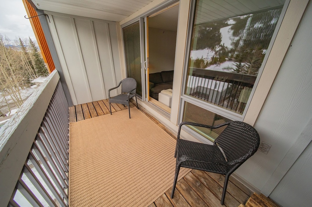 Private balcony #winter