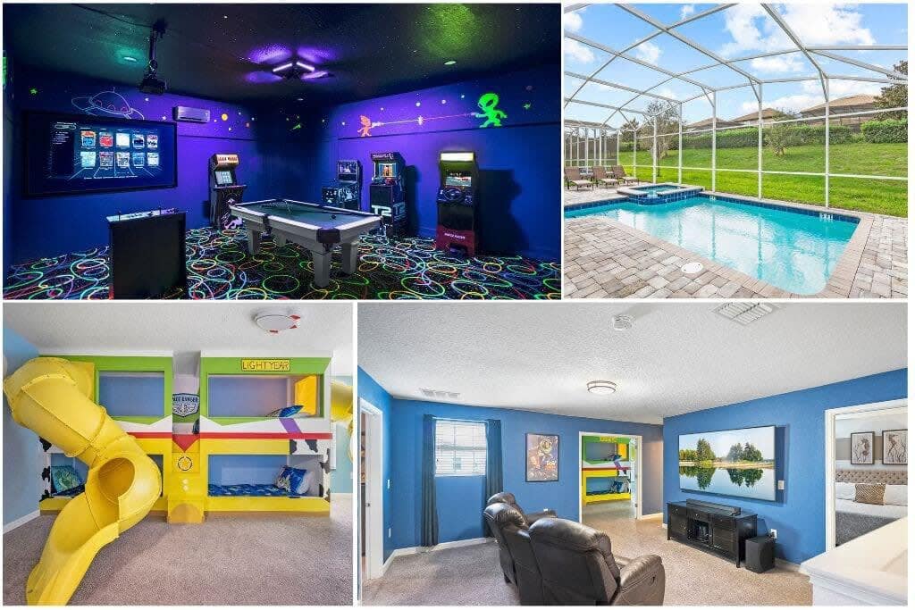 Property Image 1 - Awesome 9BR Villa by Disney w/Arcade/Pool
