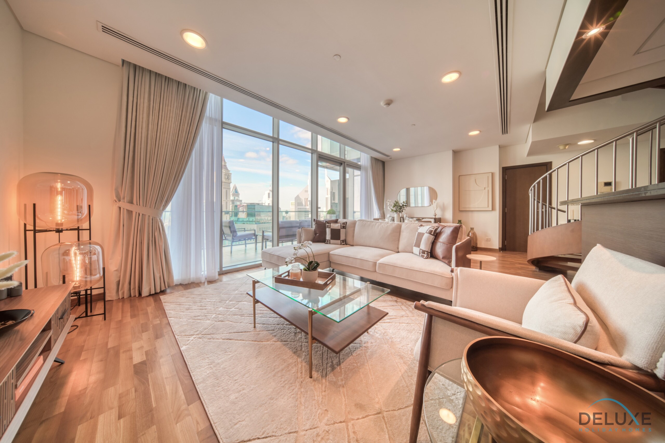 Property Image 1 - Cosmopolitan 2BR Duplex Apartment at Burj Daman DIFC