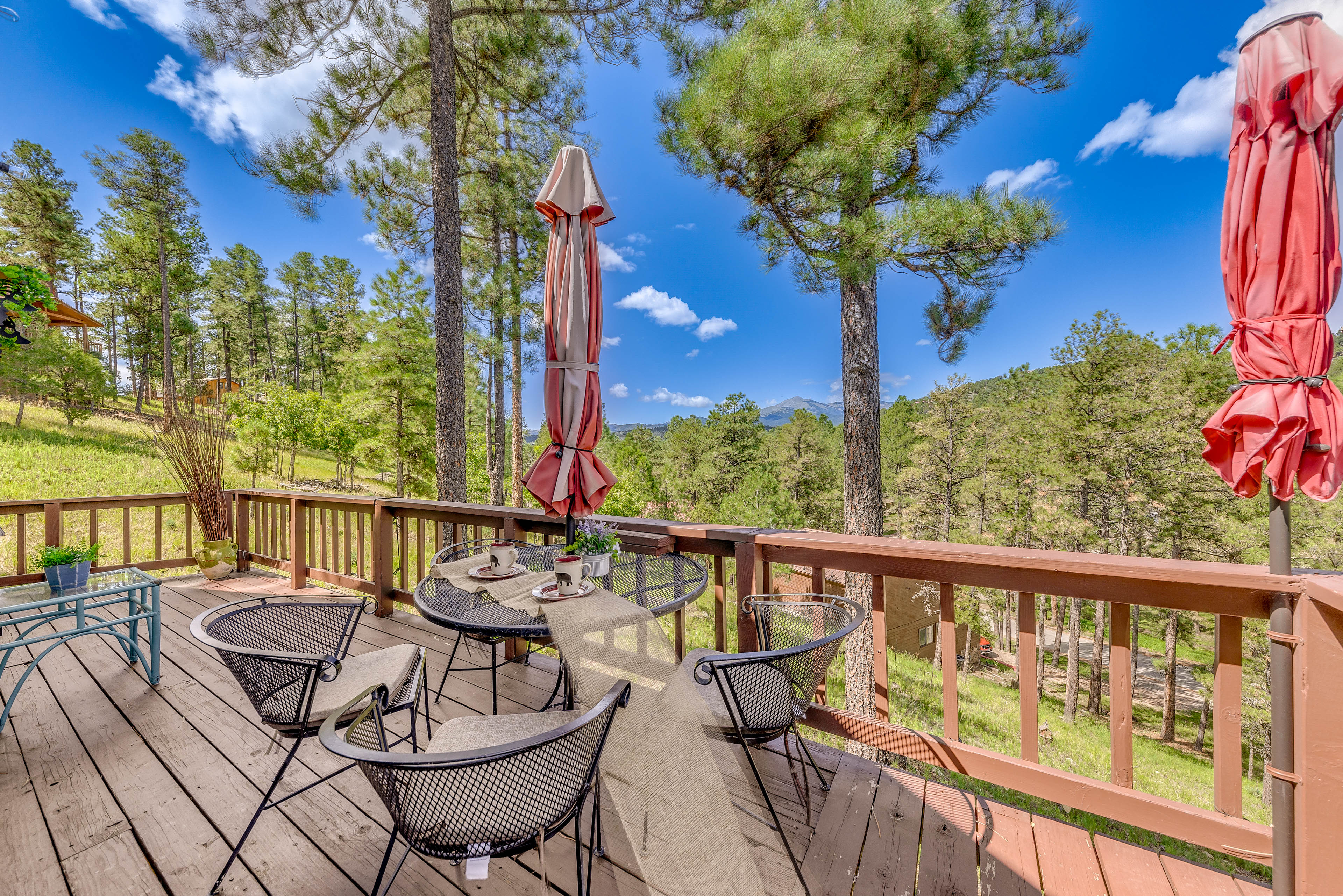 Property Image 1 - Ruidoso Cabin w/ Deck + Views: 4 Mi to Winter Park