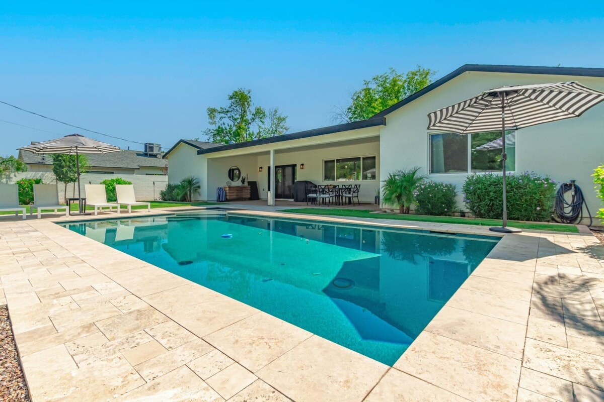 Refreshing custom heated pool