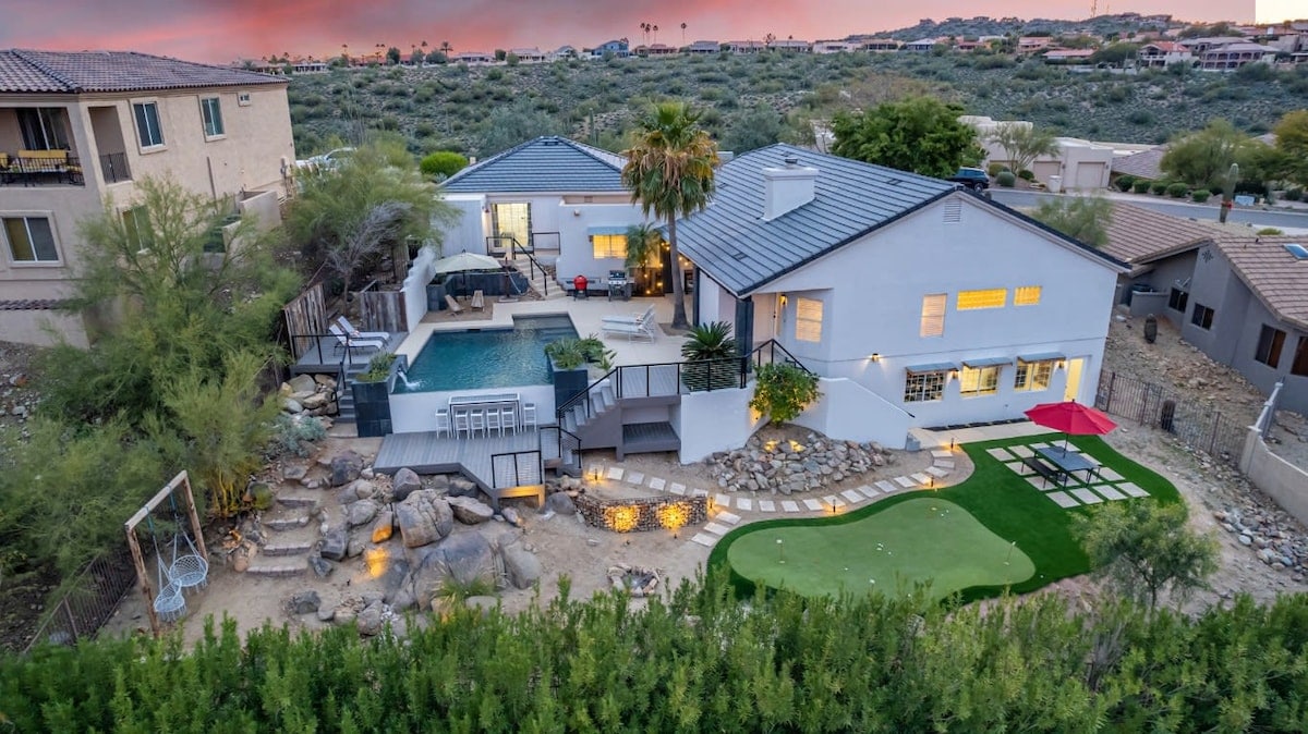 A unique sprawling retreat in Beautiful Fountain Hills