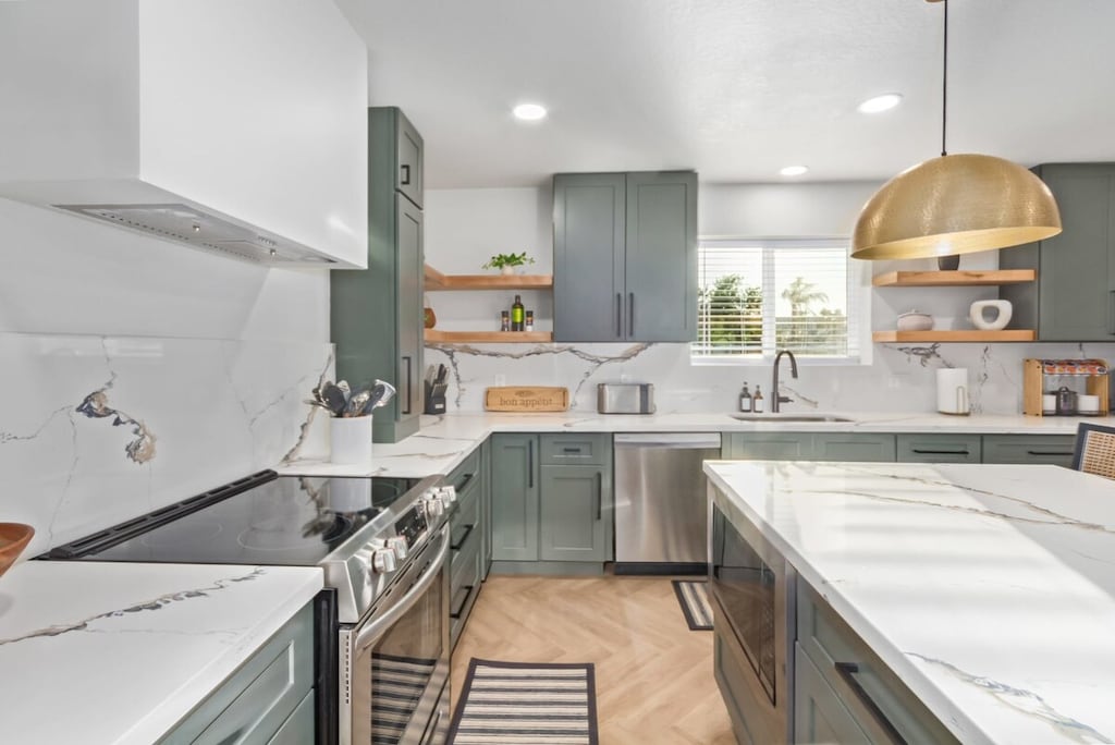 Completely updated kitchen