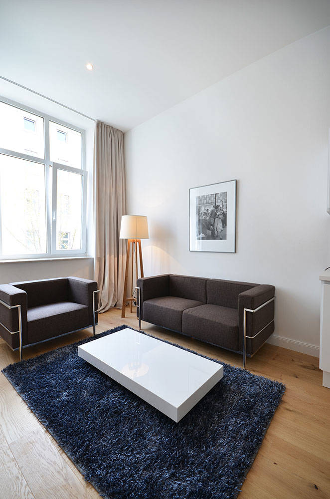 Property Image 2 - Vienna Residence | Stylish and completely furnished 35 sqm serviced apartment in Frankfurt near White Towe