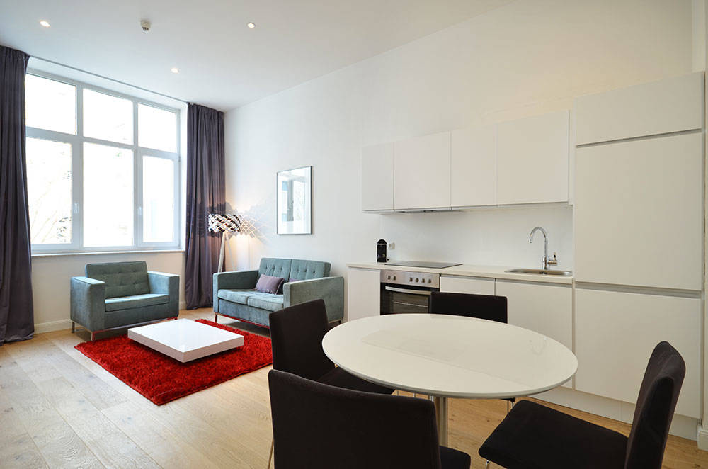 Property Image 1 - Vienna Residence | Furnished 1-bedroom business apartment for interim rent in Frankfurt near Schweizerplat