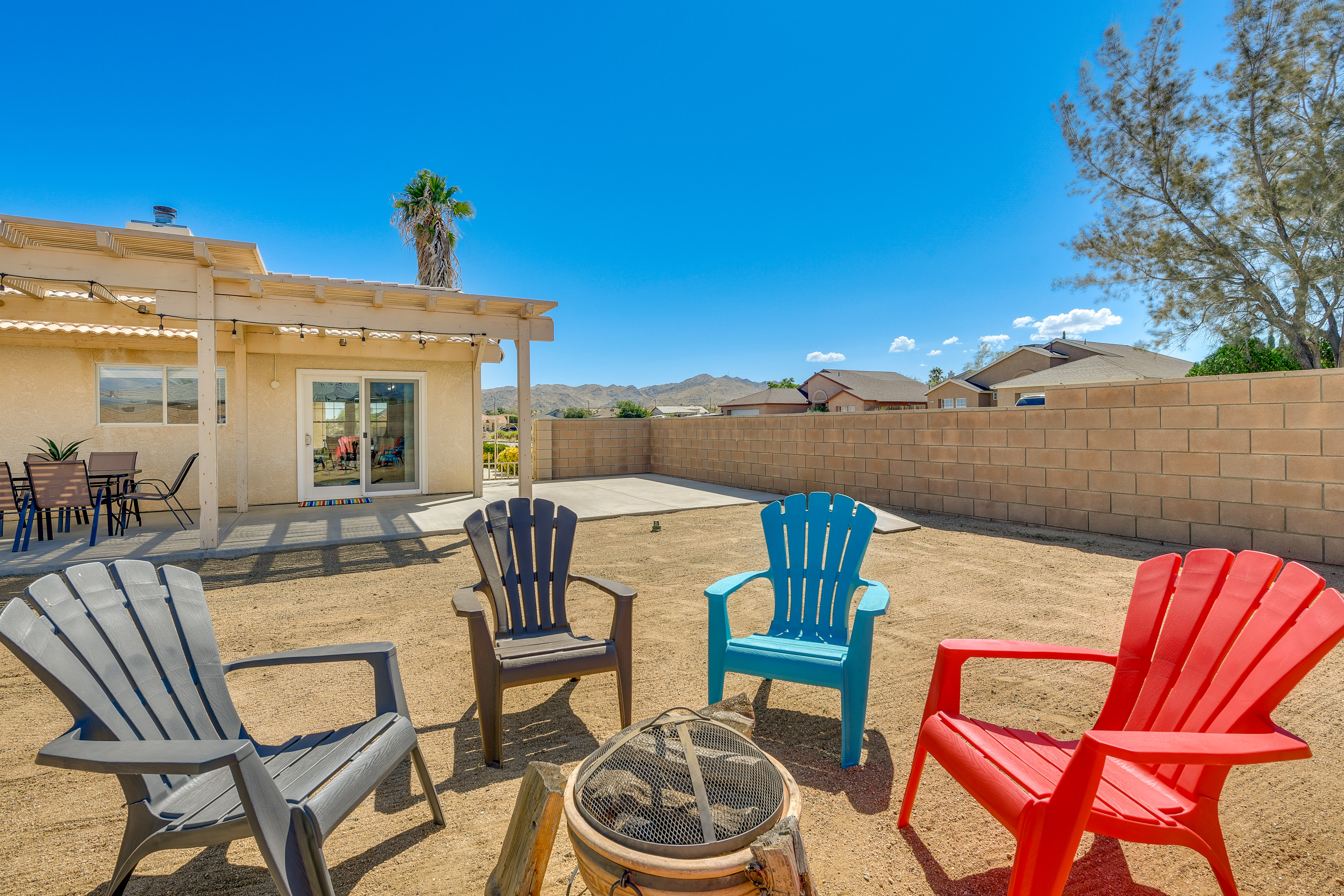 Property Image 1 - Yucca Valley Home w/ Fire Pit, Grill & Yard Games!