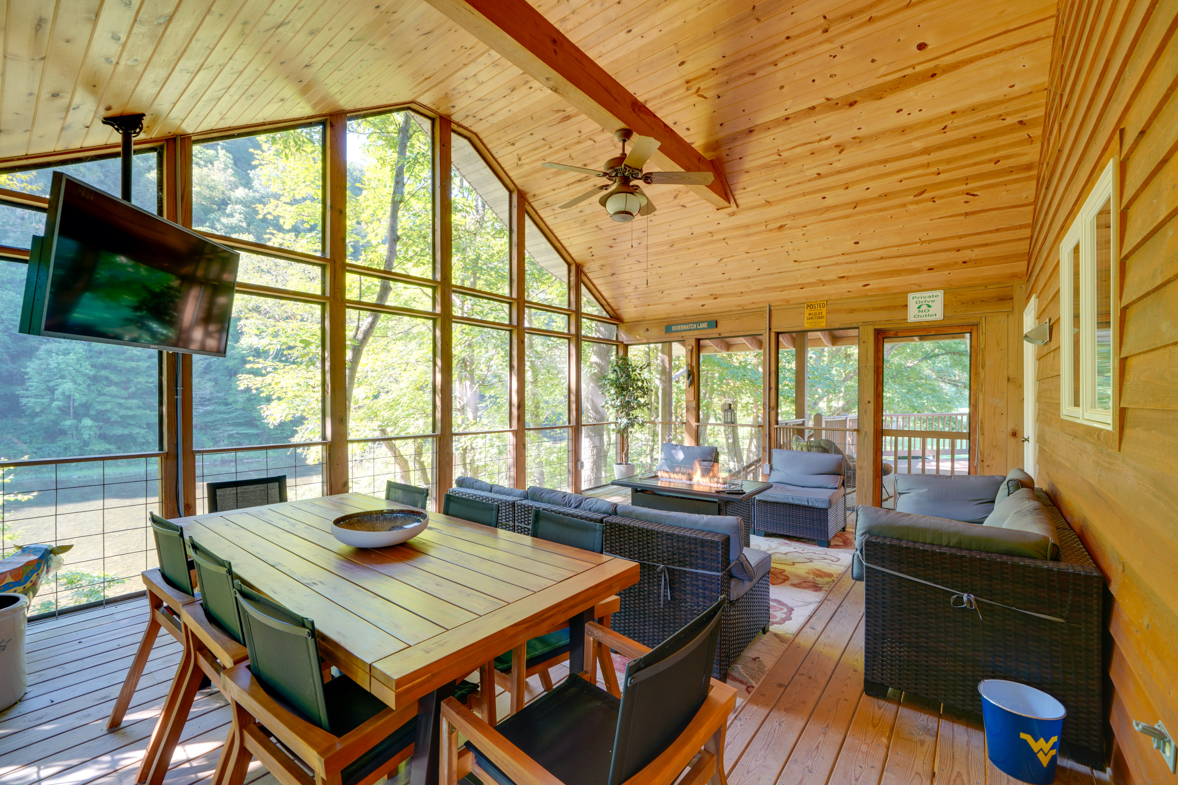Property Image 1 - Riverfront West Virginia Cabin w/ Screened-In Deck