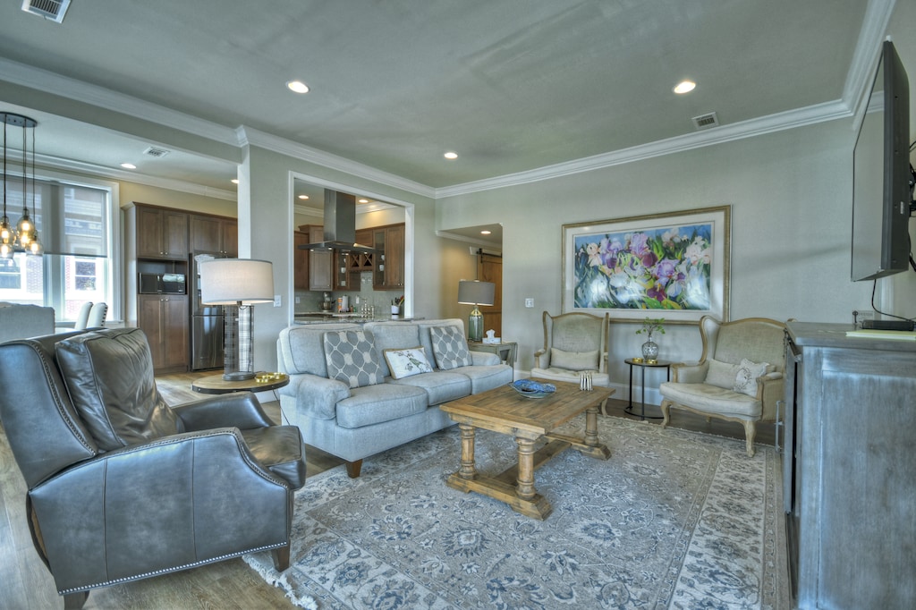 Main & Main- Living room area