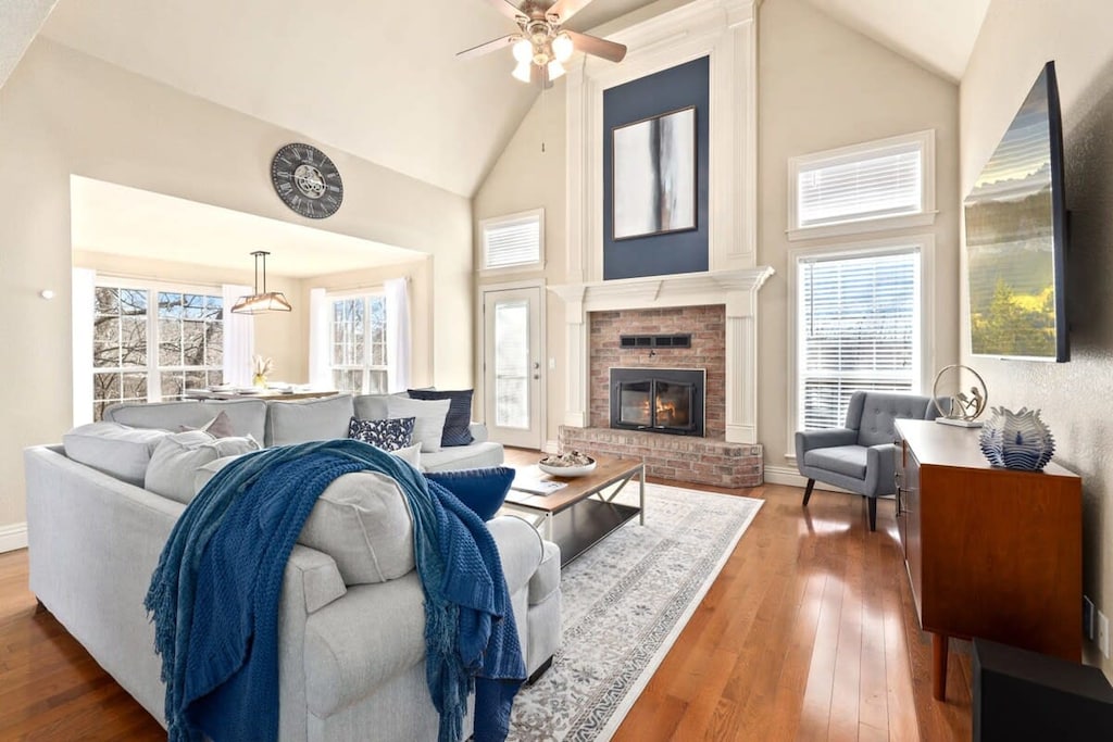 Our 4-bedroom, 3.5-bath lake house sleeps 12 guests!