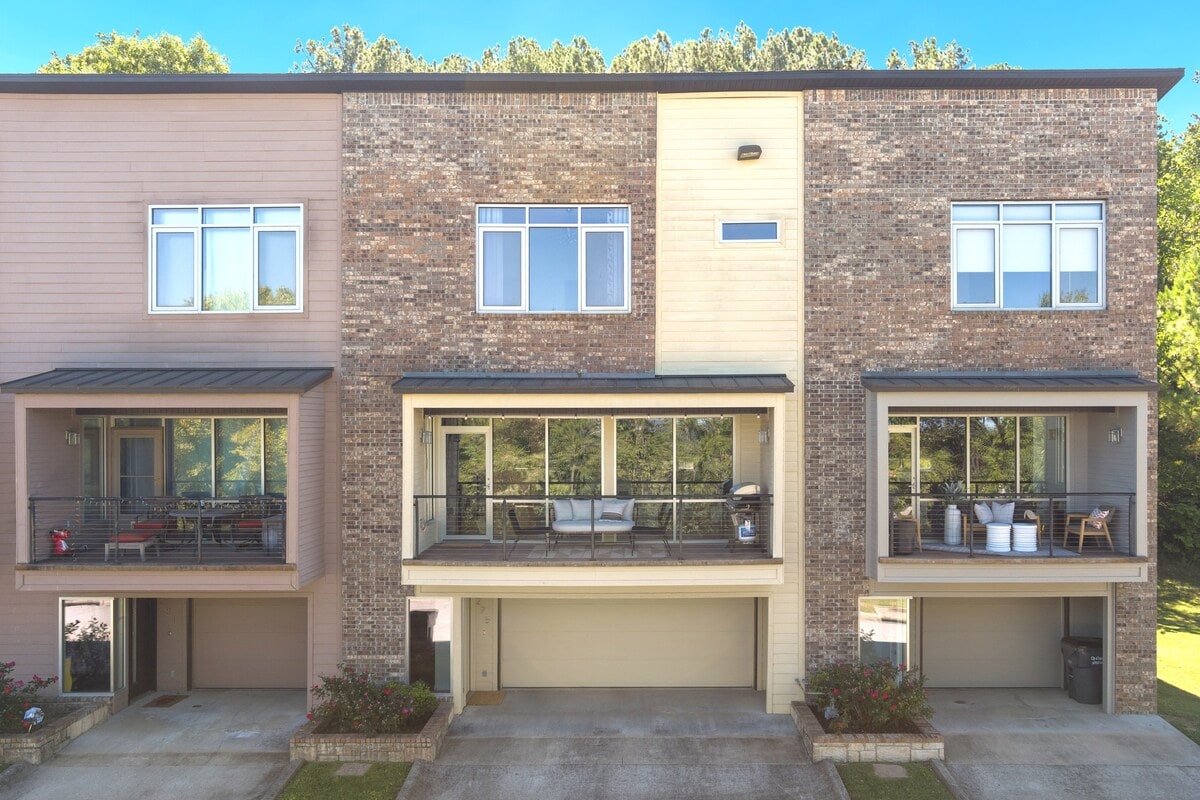 Our three-story townhome is fully stocked with luxury amenities for up to EIGHT guests!