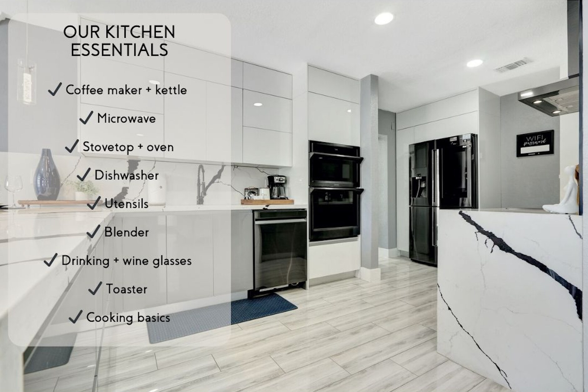 Kitchen | stocked with essentials